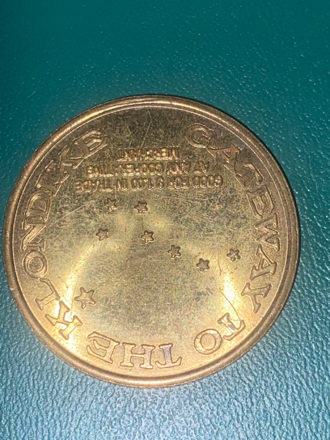 Skagway Alaska 1898 Souvenir Token - photo 2