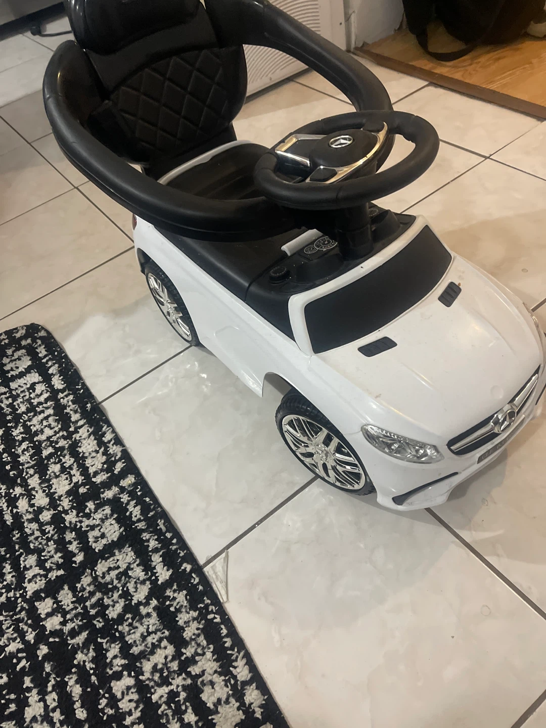 White Mercedes-Benz GLE 63 Coupe Ride-On Car for Kids