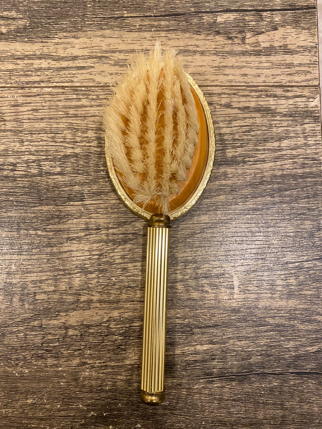 Vintage Gold-tone Baby Brush - photo 2