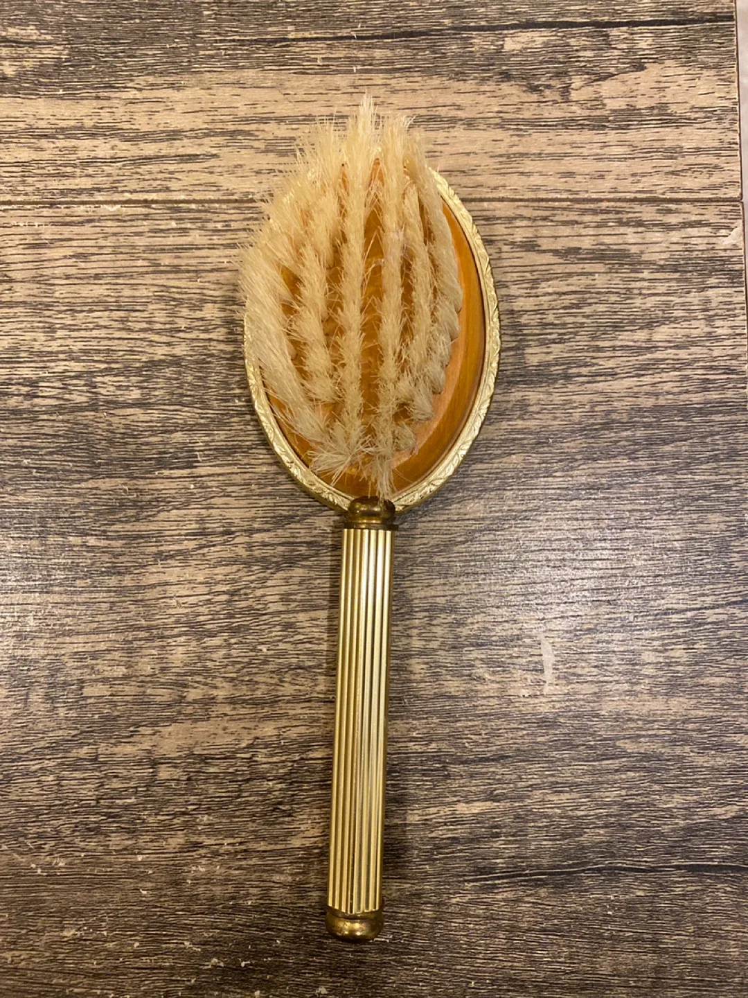 Vintage Gold-tone Baby Brush - photo 2