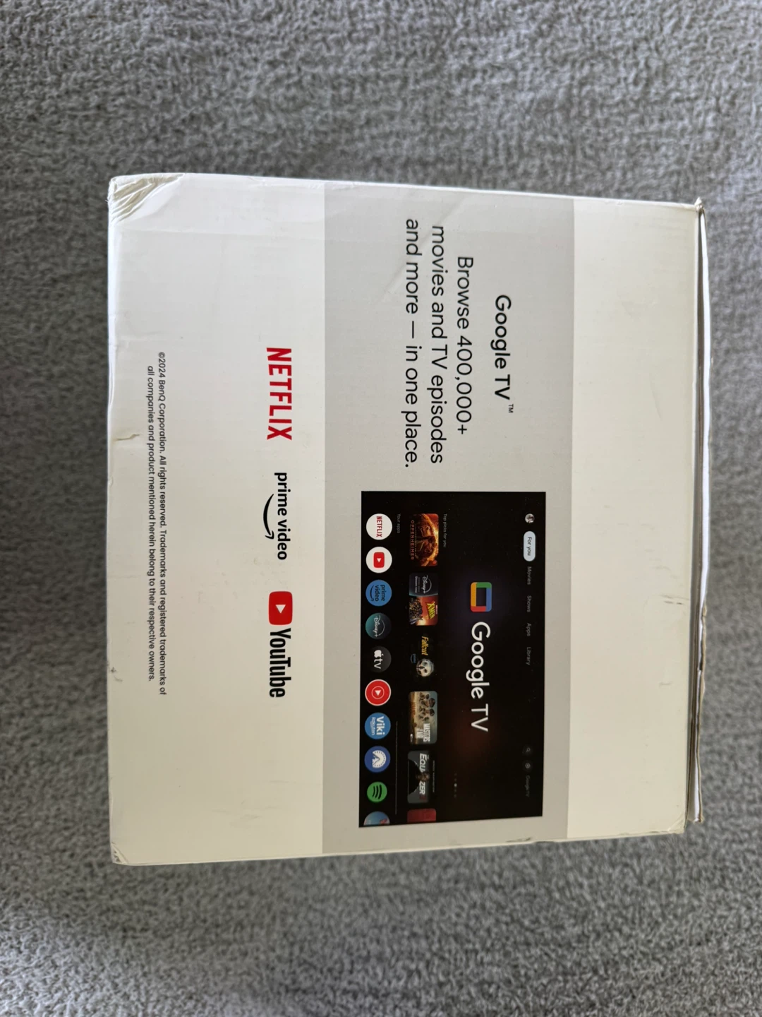 BenQ GP520 4K Smart Home Entertainment Projector with Google TV - photo 3