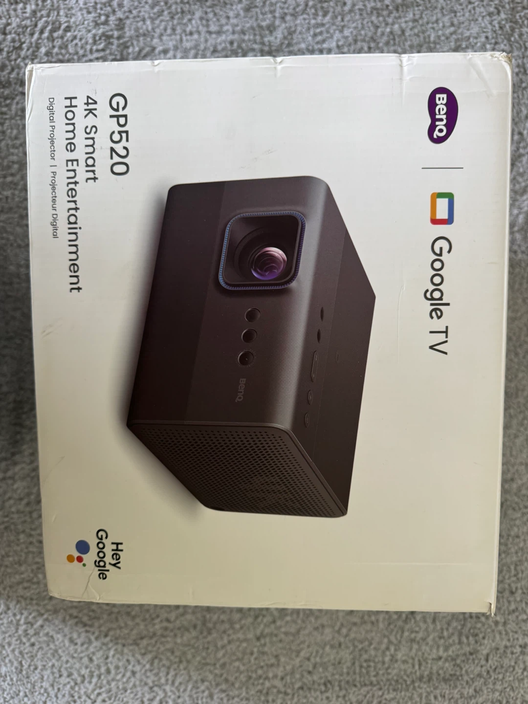 BenQ GP520 4K Smart Home Entertainment Projector with Google TV - photo 2