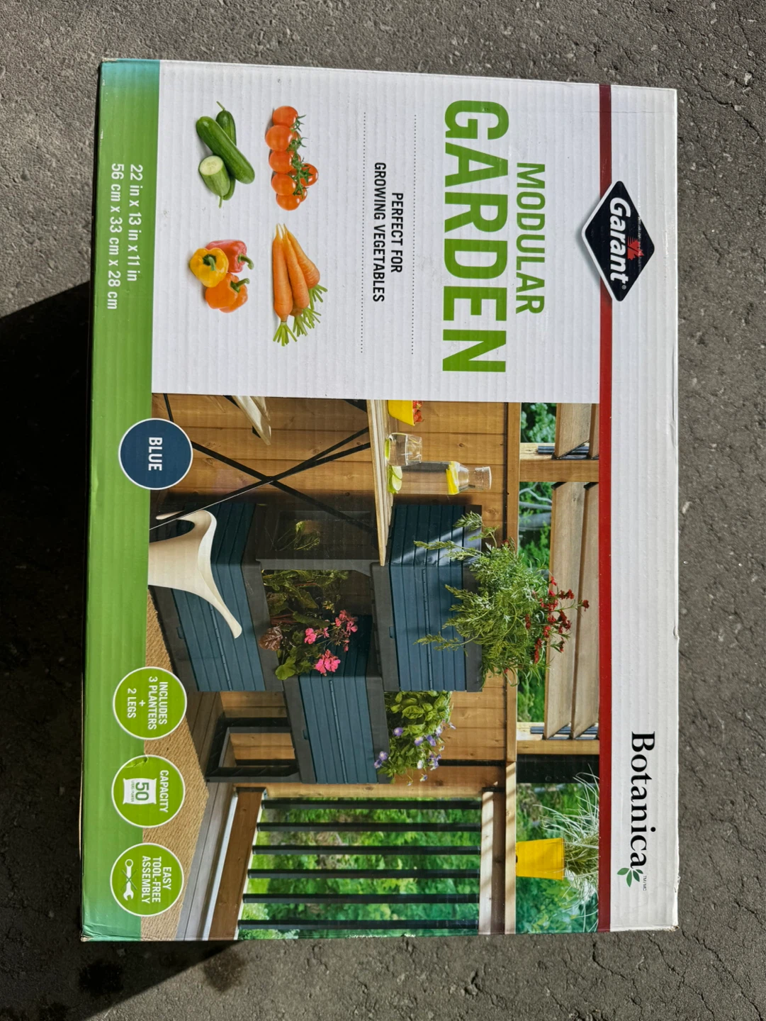 Garant Botanica Modular Garden Planter Box - Blue - photo 3