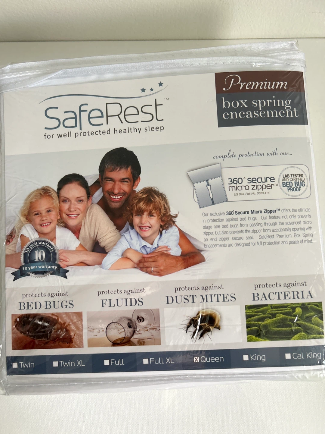 SafeRest Premium Box Spring Encasement - Queen - photo 4