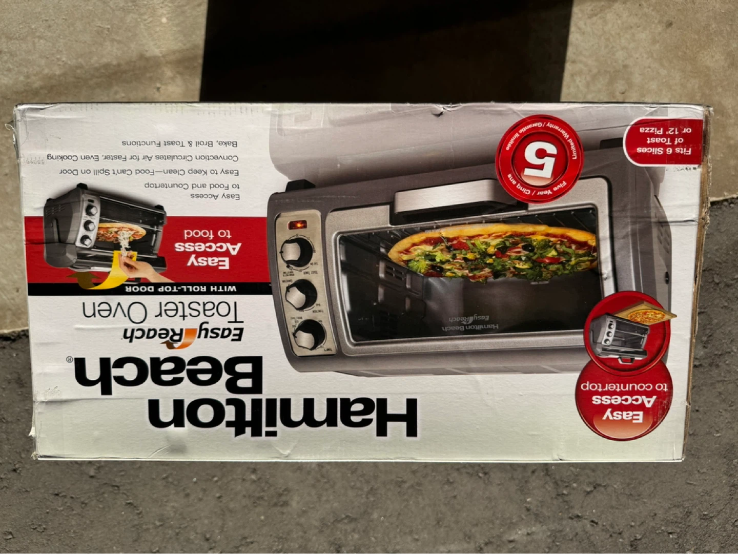 Hamilton Beach Easy Reach Toaster Oven