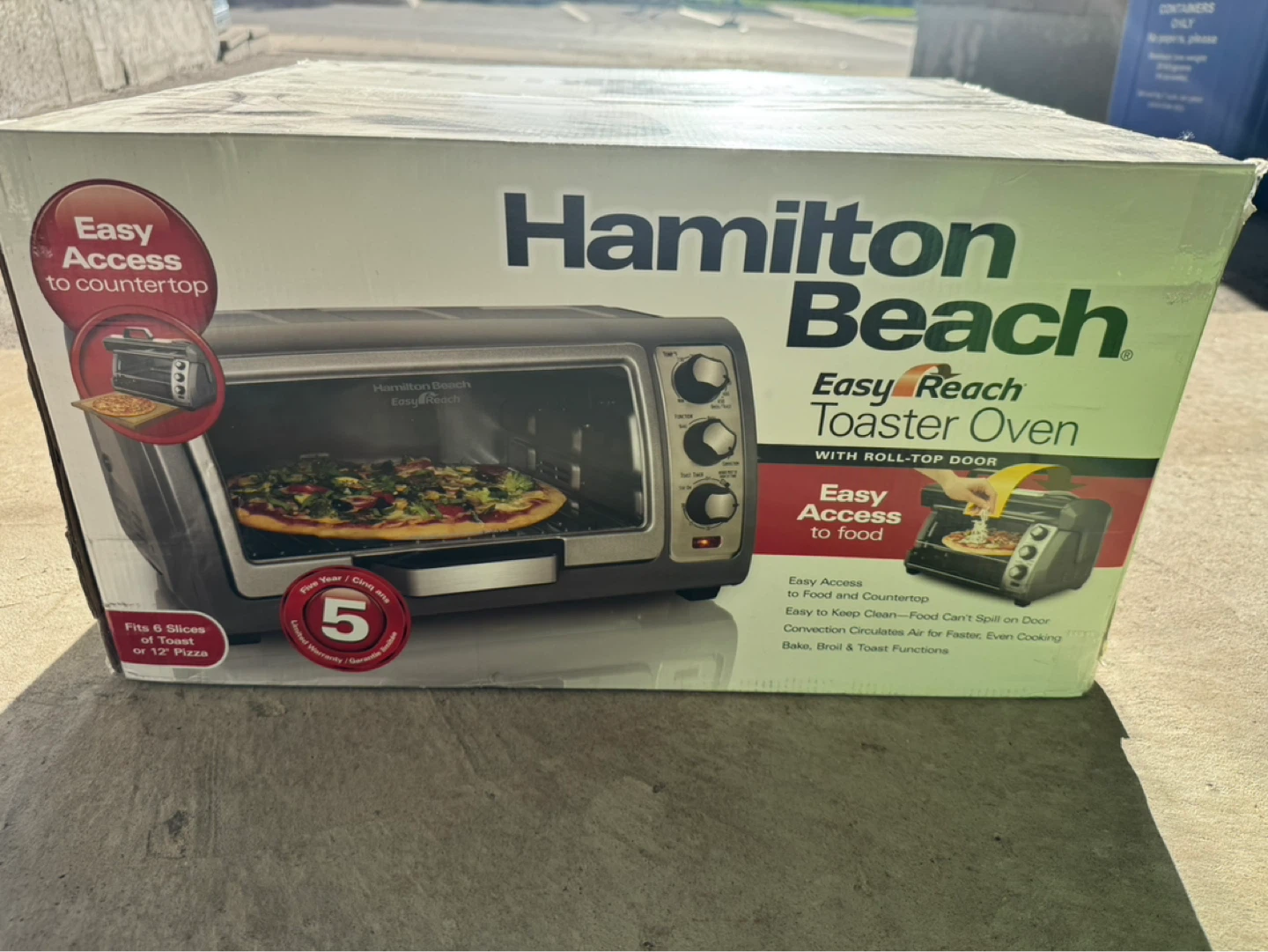 Hamilton Beach Easy Reach Toaster Oven - photo 3