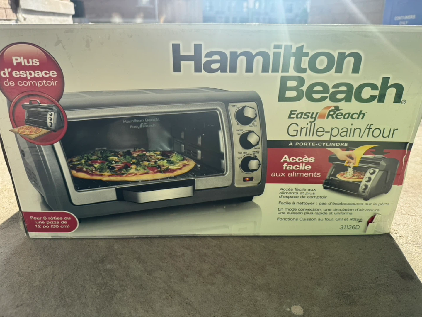 Hamilton Beach Easy Reach Toaster Oven - photo 4