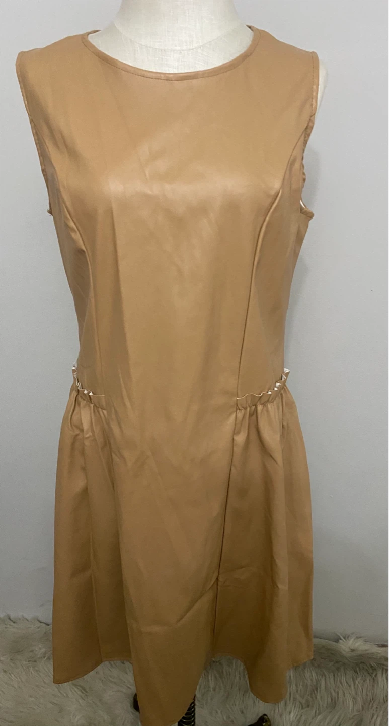 SHEIN Faux Leather Dress