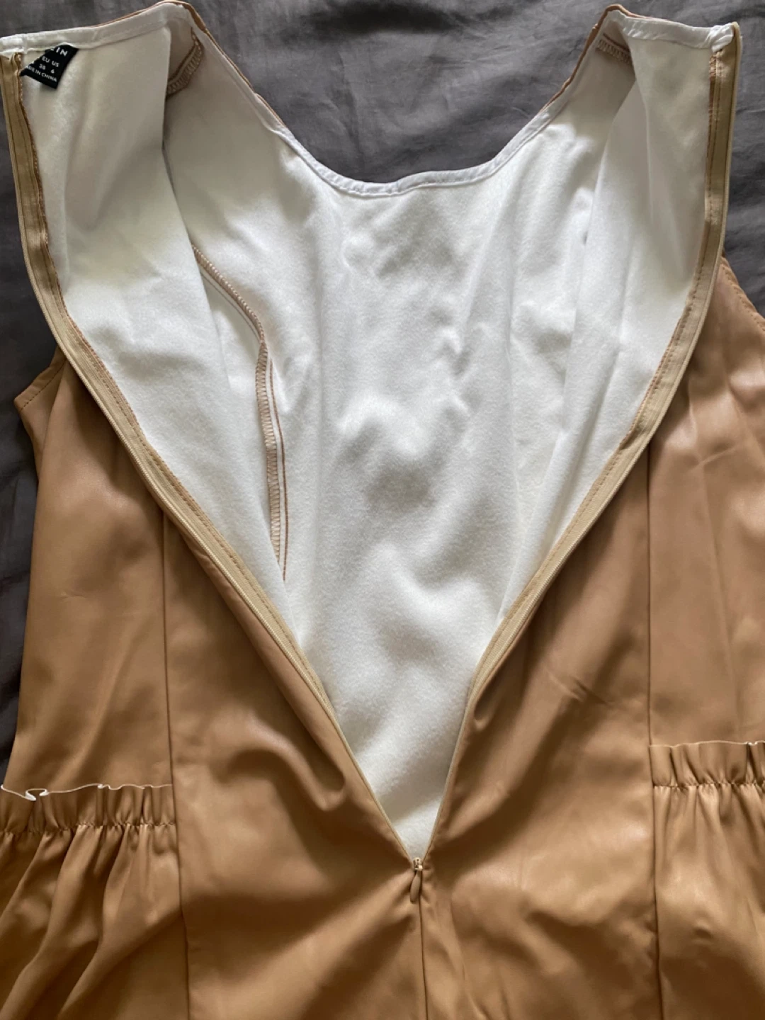 SHEIN Faux Leather Dress - photo 4