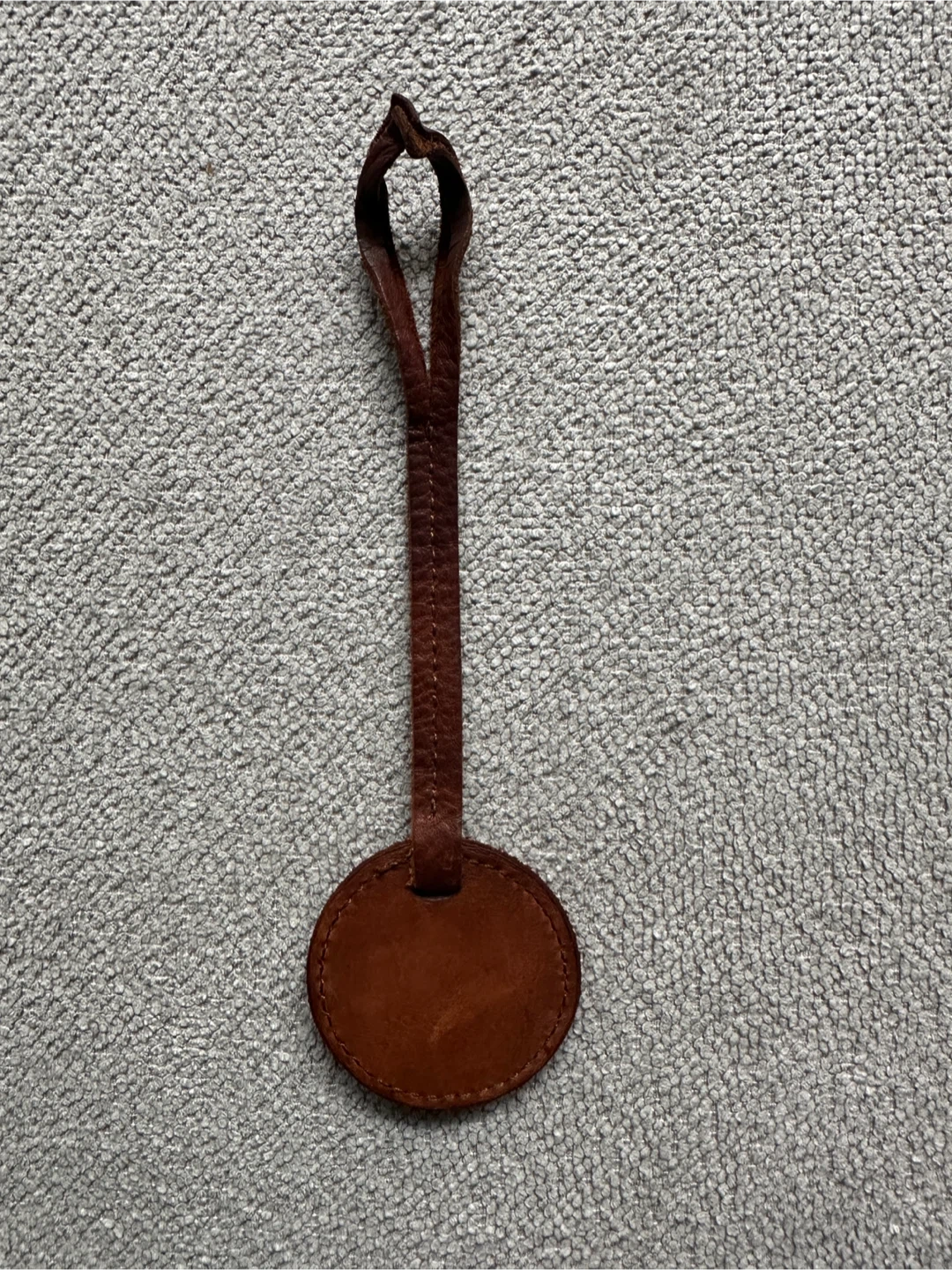 Brown Leather Anchor Keychain/Bag Charm - photo 2