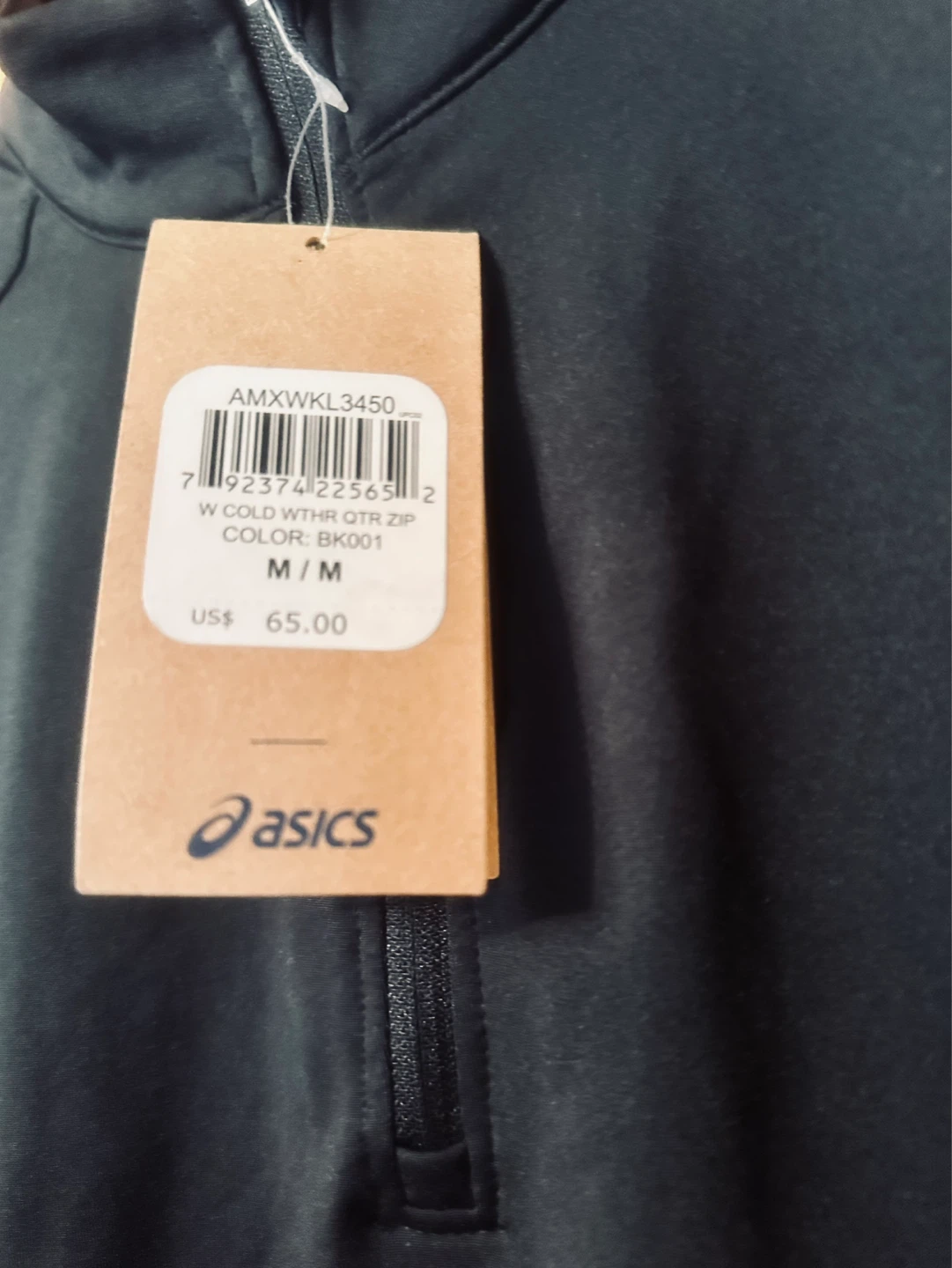 ASICS Women's Cold Weather Quarter Zip Running Jacket M/M - photo 3