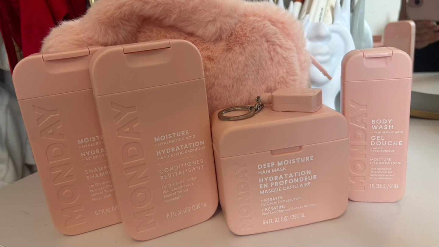 Monday Haircare Moisture Set with bag
