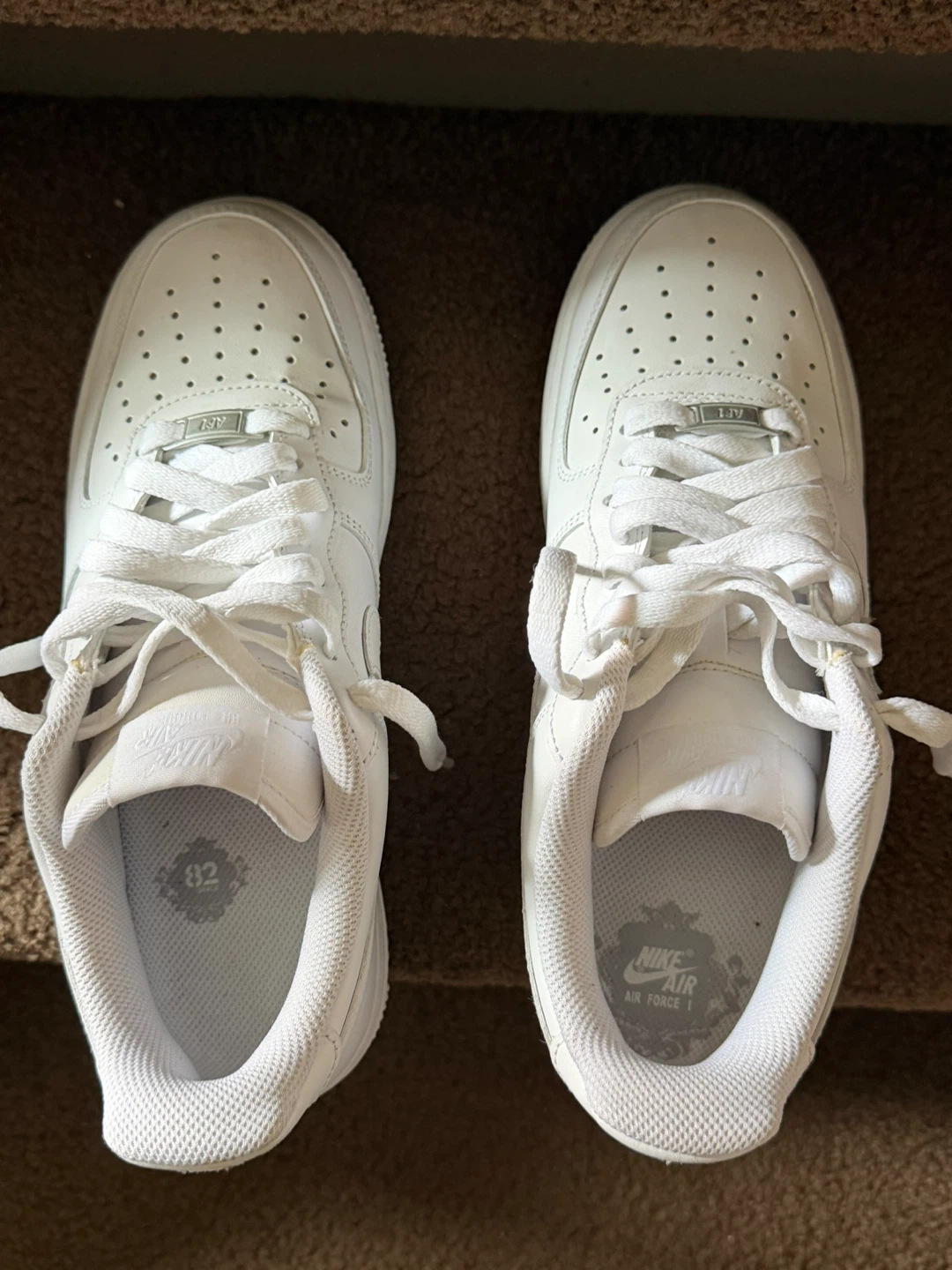 Nike Air Force 1 White Sneakers women’s size 9