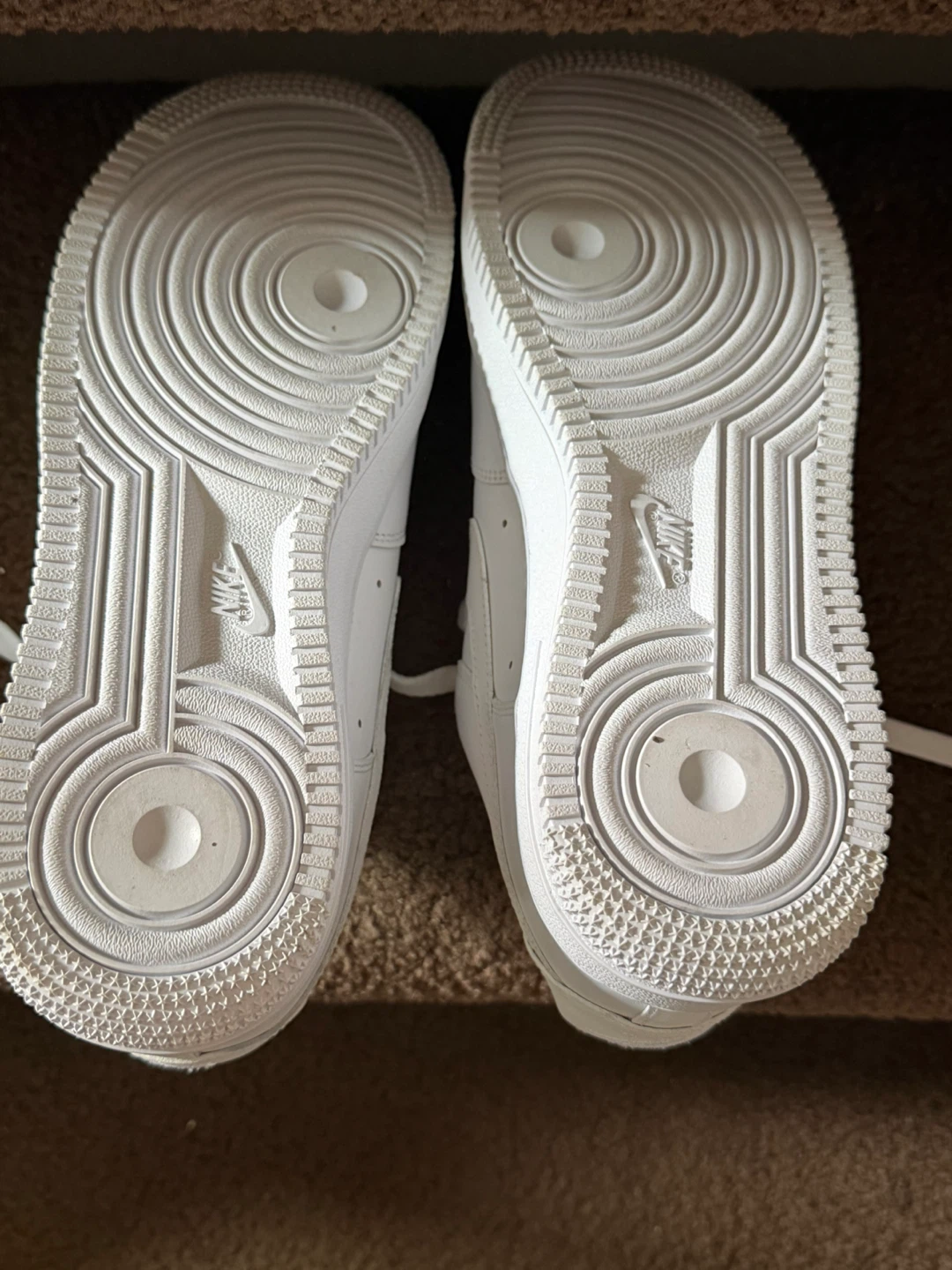 Nike Air Force 1 White Sneakers women’s size 9 - photo 2