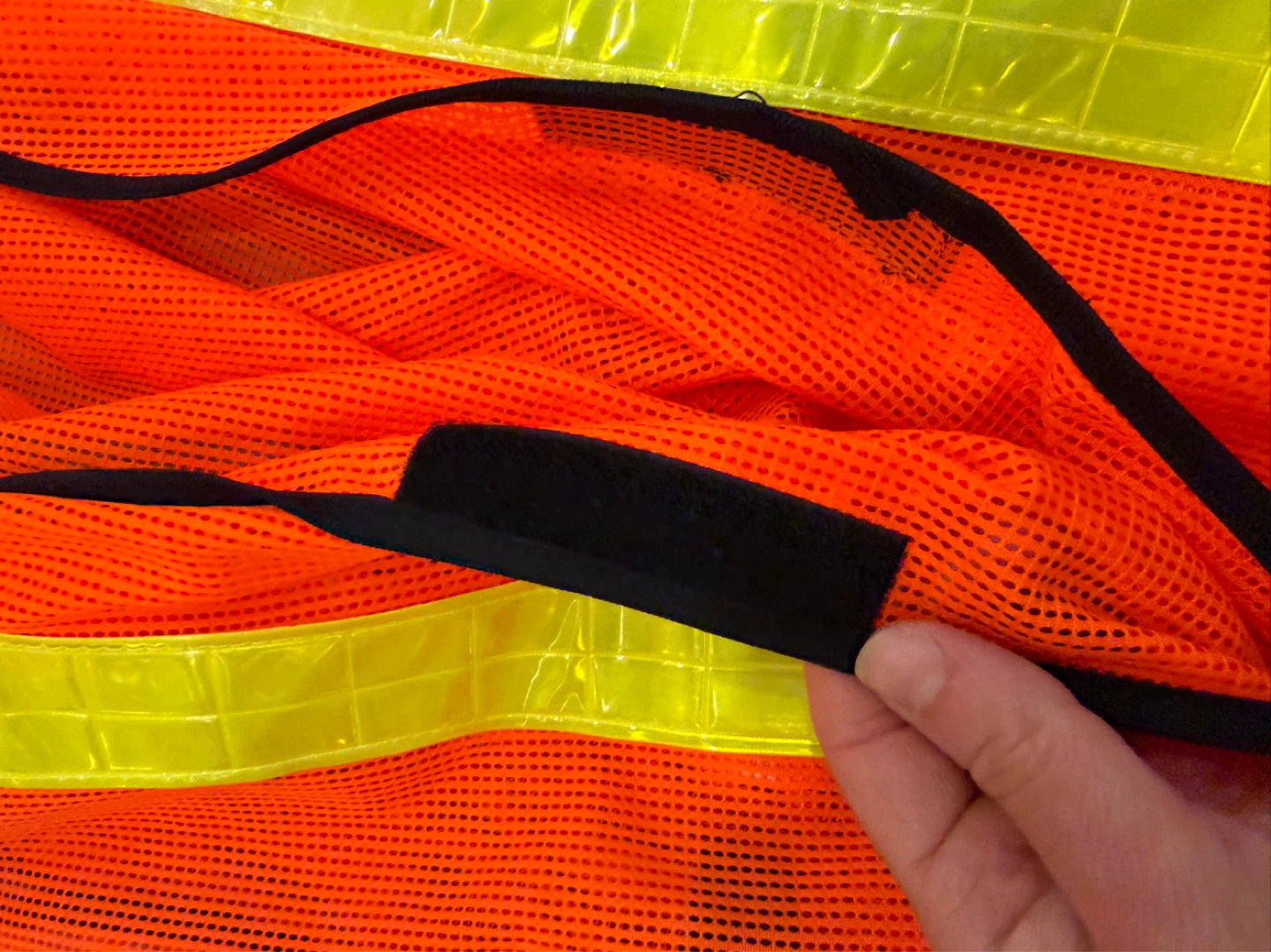 Orange High Visibility Safety Vest - smalll - photo 3