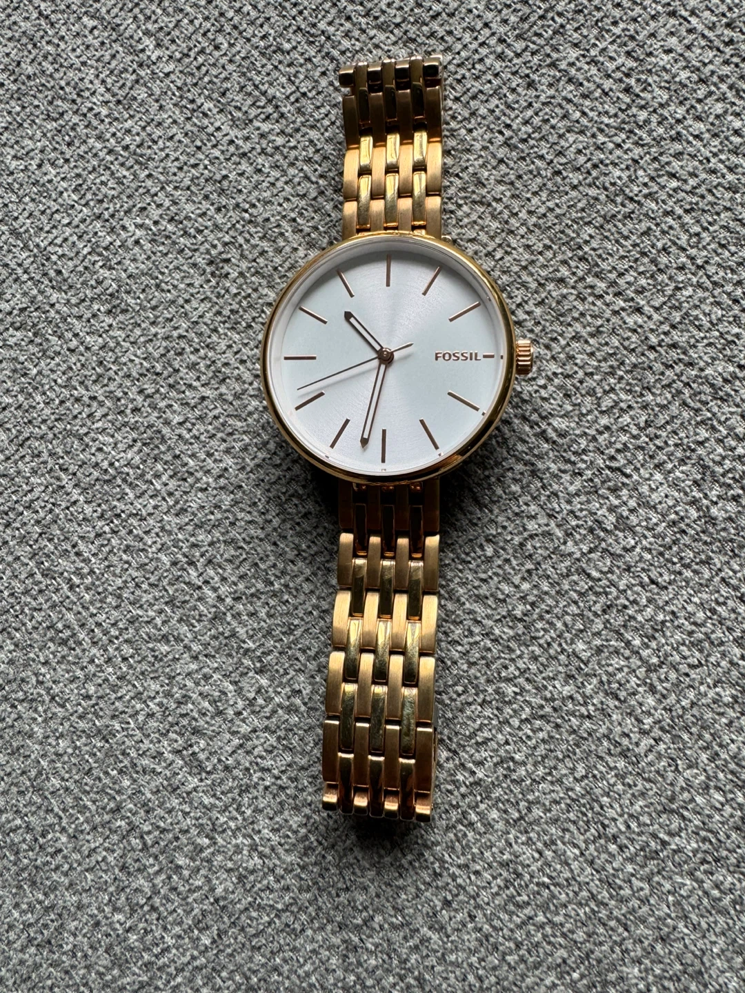 Fossil Rose Gold Tone Stainless Steel Watch