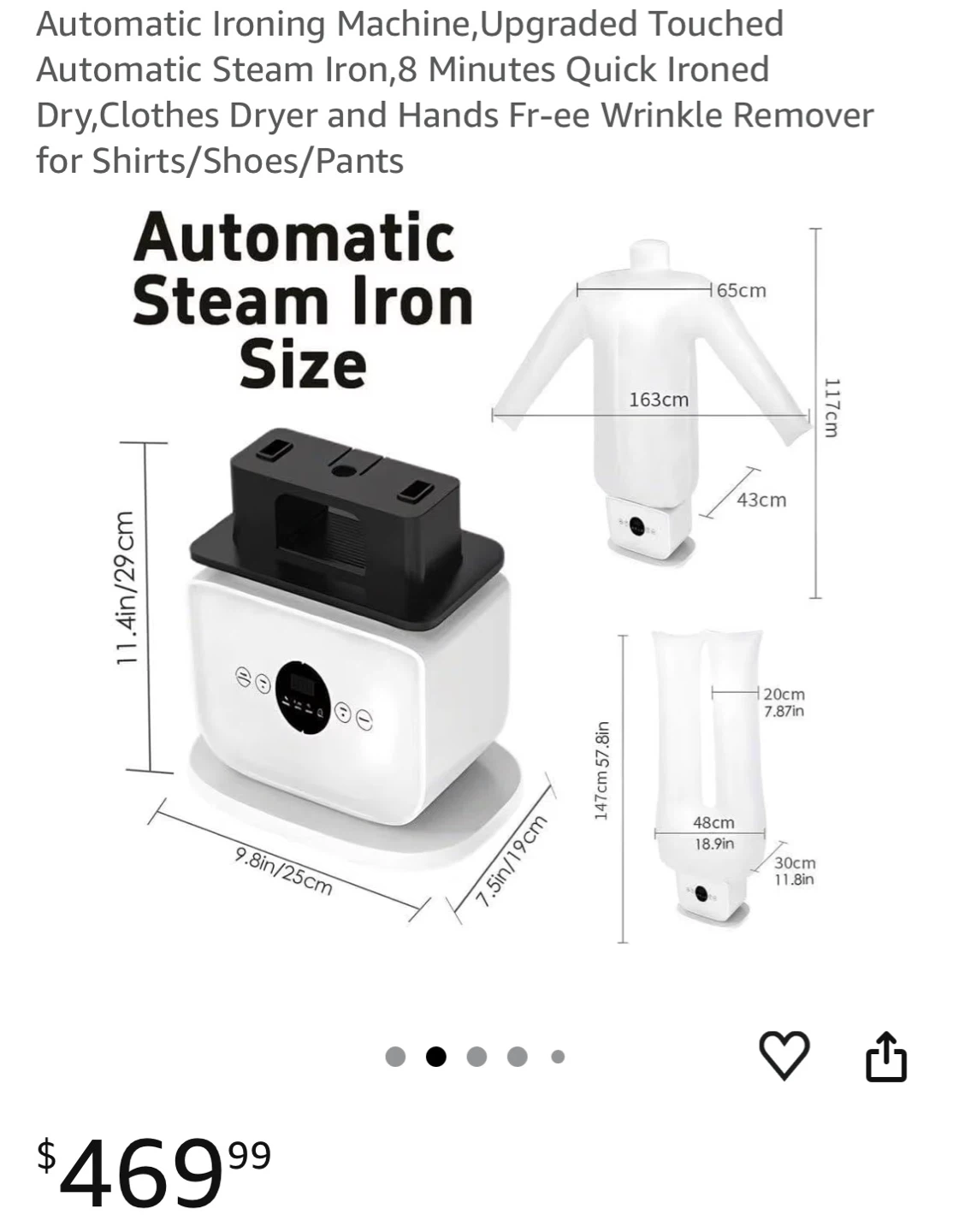 Automatic Shirt Ironing Machine - photo 4