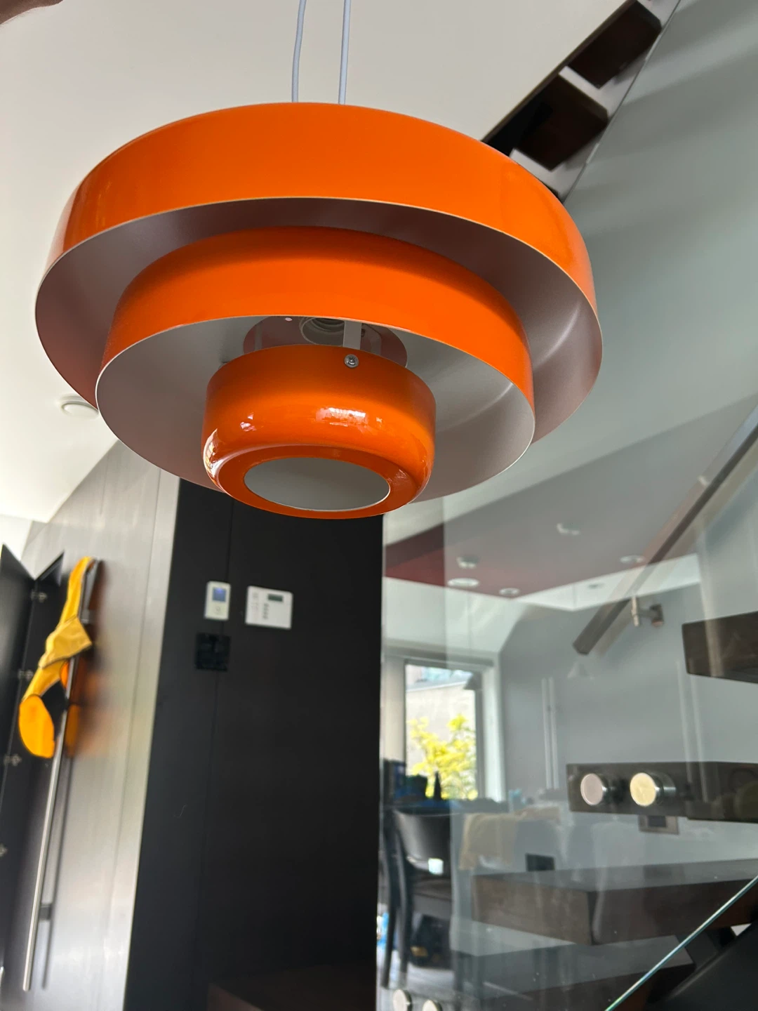 Orange Pendant Light Fixture - photo 5