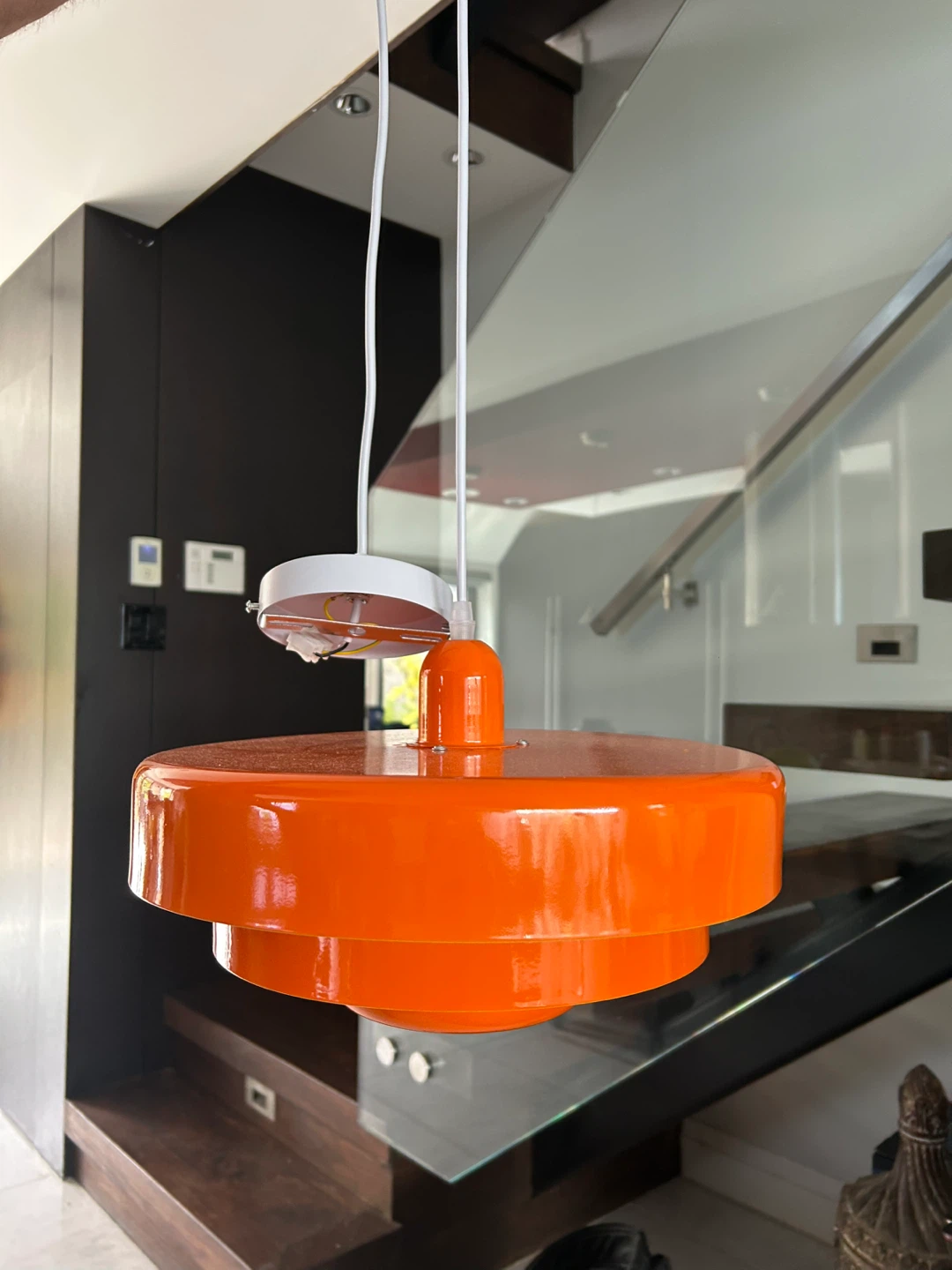 Orange Pendant Light Fixture