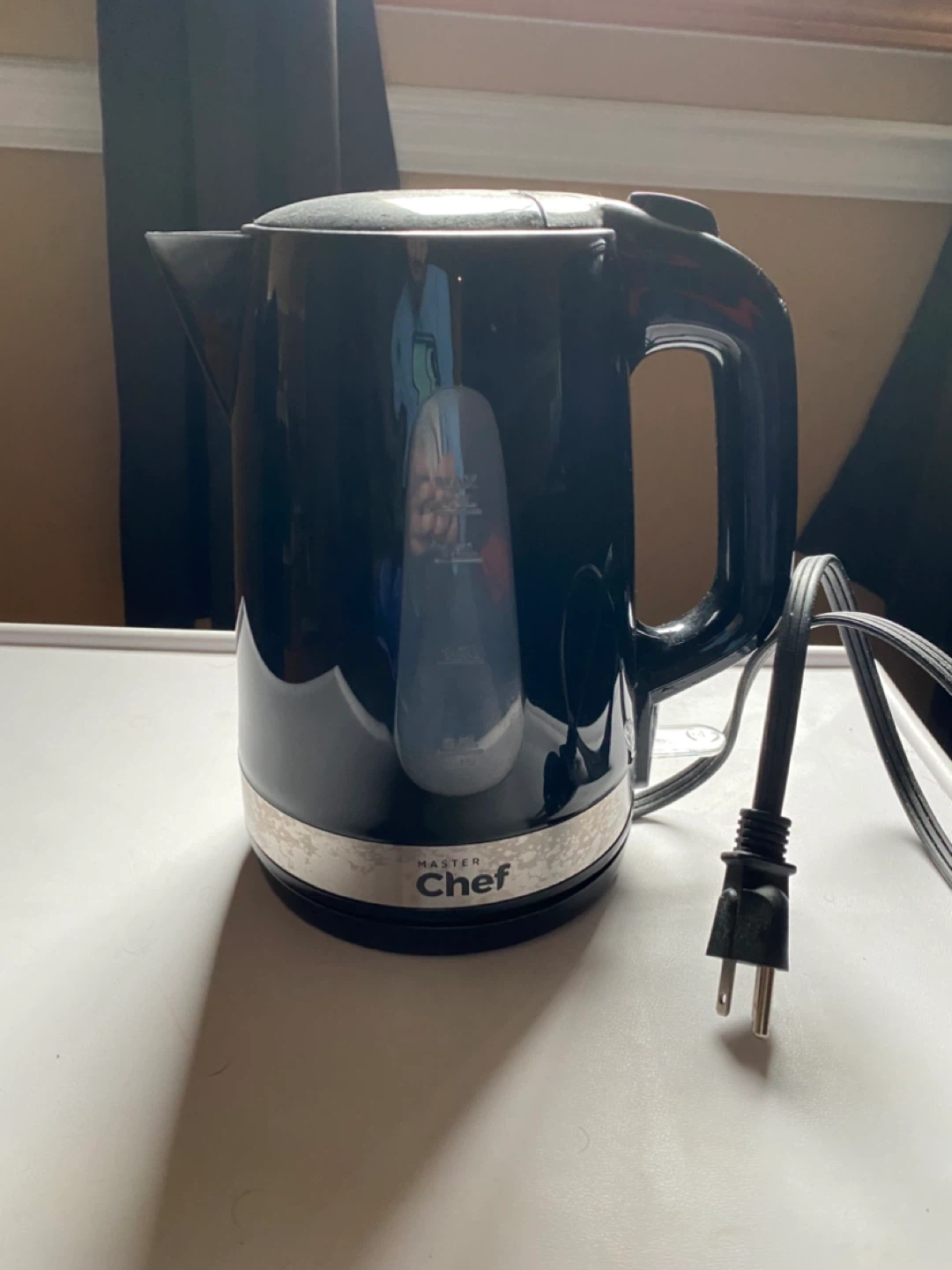 Master Chef Black Electric Kettle