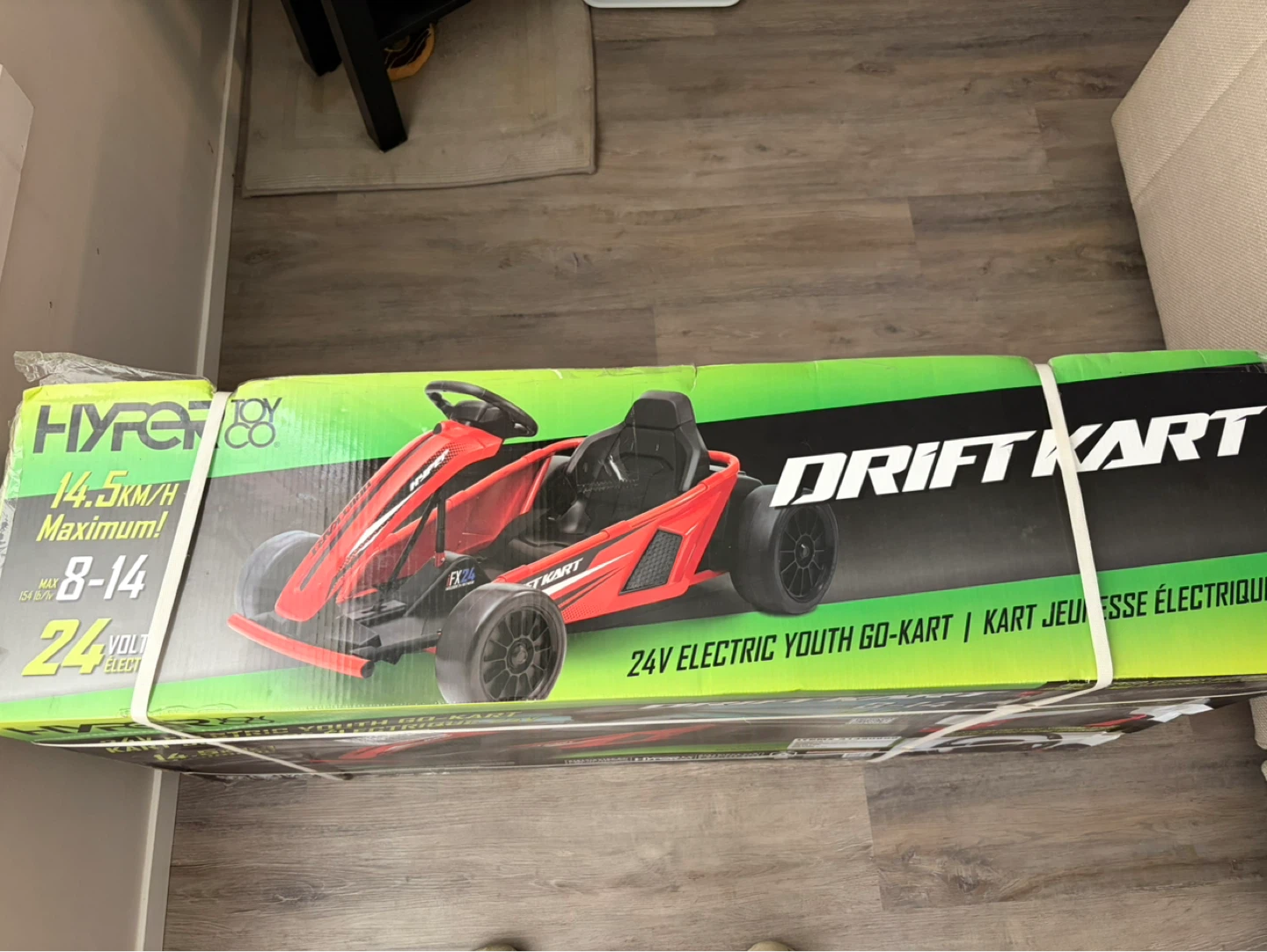 Hyper Toy Co. Drift Kart 24V Electric Youth Go-Kart - photo 4