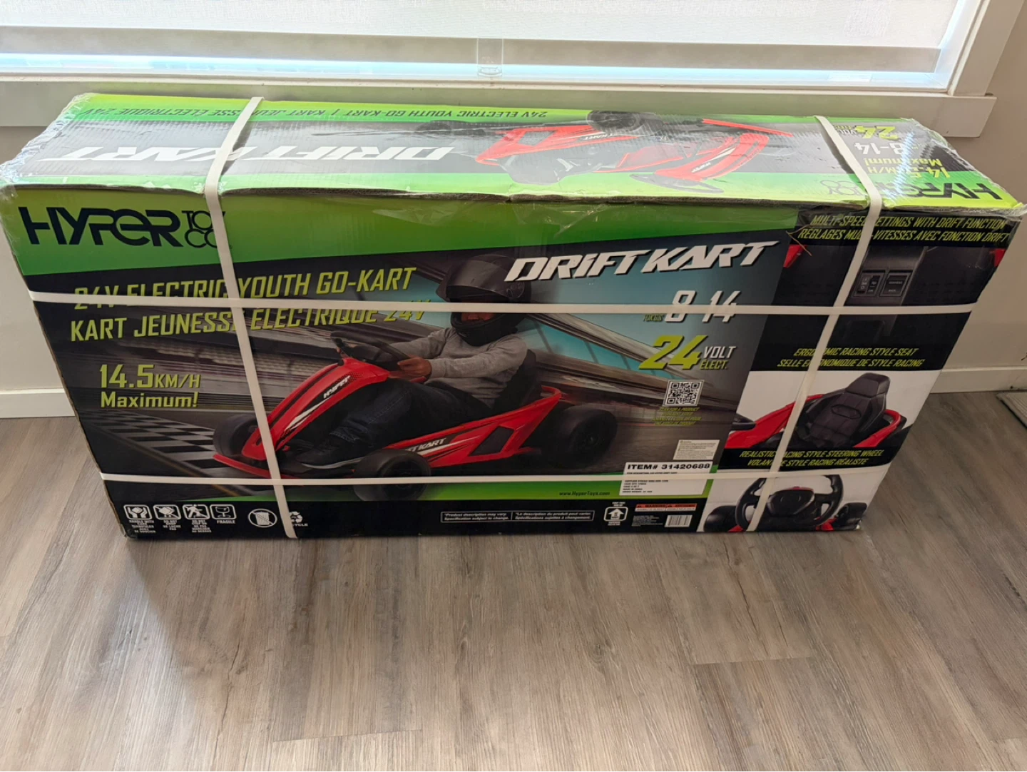 Hyper Toy Co. Drift Kart 24V Electric Youth Go-Kart - photo 3