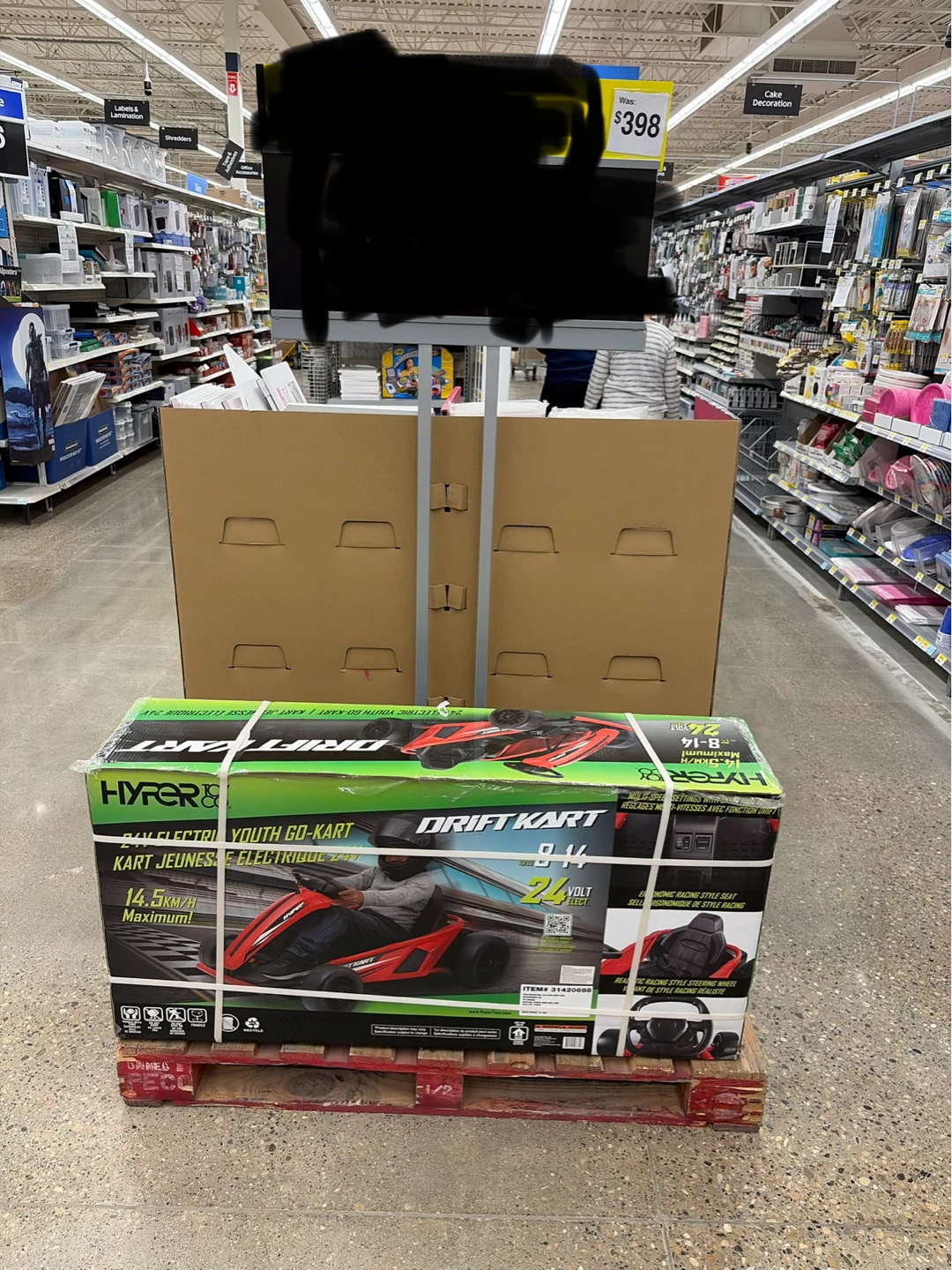 Hyper Toy Co. Drift Kart 24V Electric Youth Go-Kart