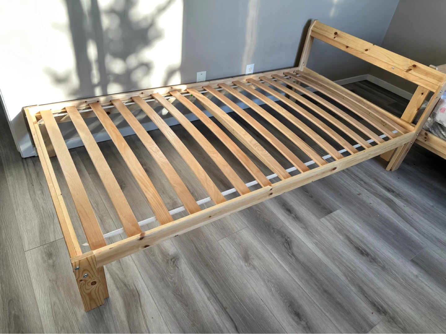 IKEA NEIDEN Twin Bed Frame - Pine - photo 2