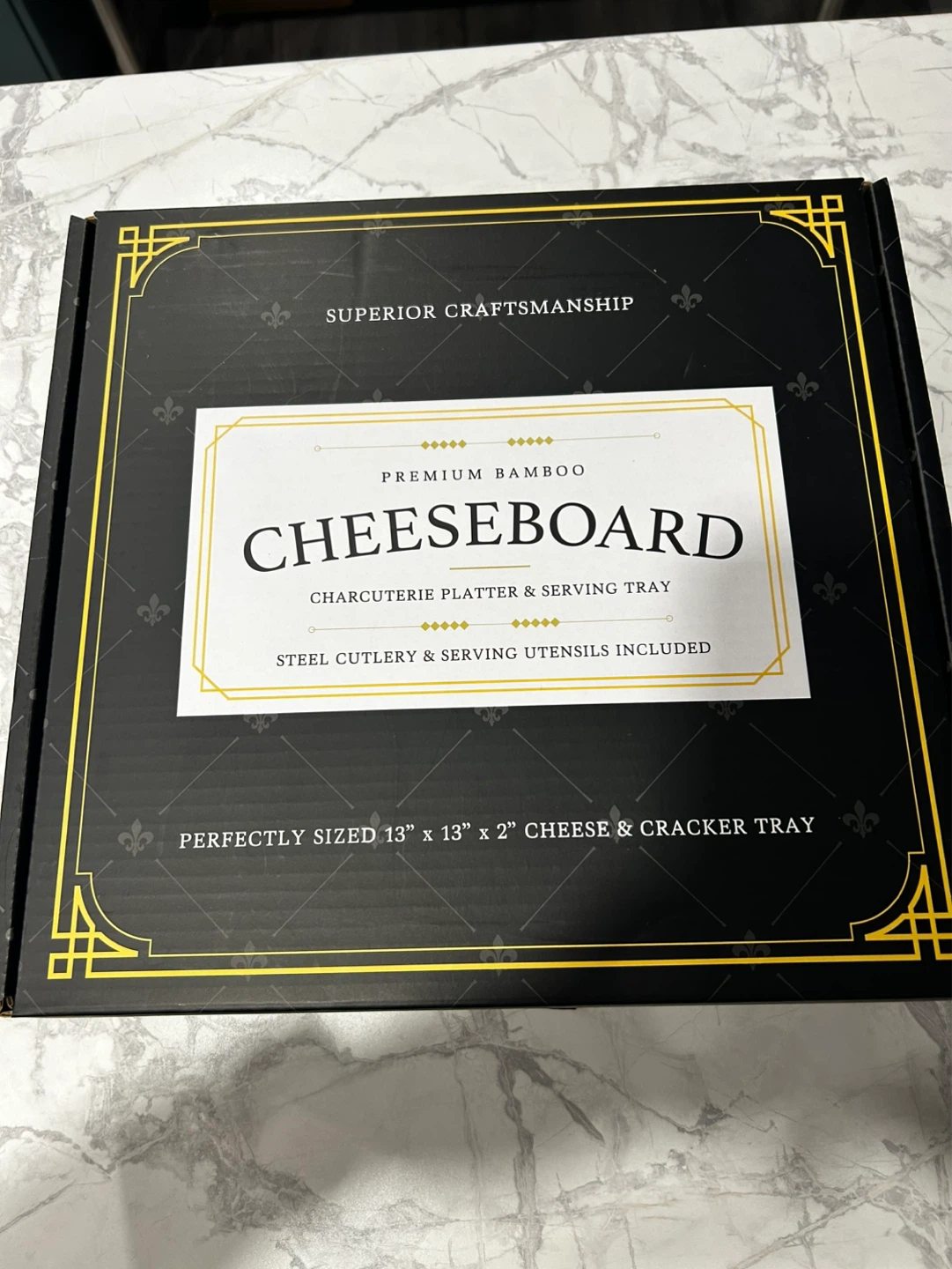 Smirly Premium Bamboo Charcuterie & Cheese Board Set - photo 4