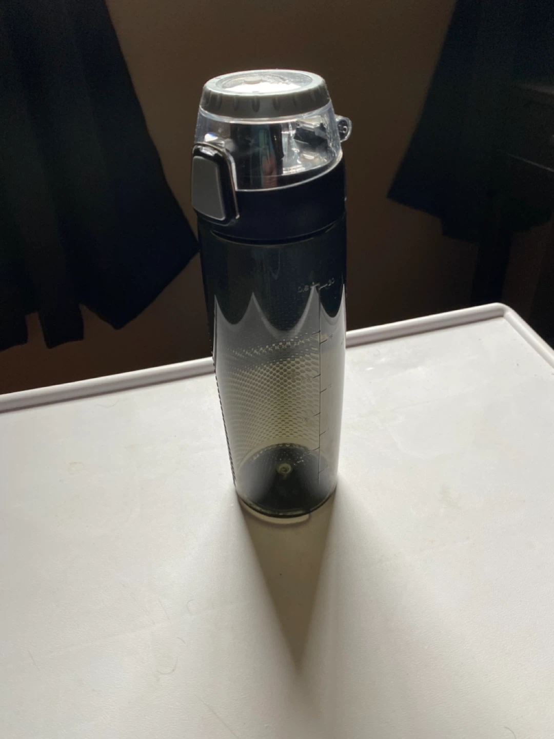 Black Plastic Water Bottle