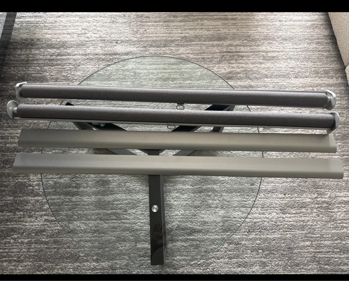2 IKEA Tretur Roller BlindsGrey 48”x76" - photo 2