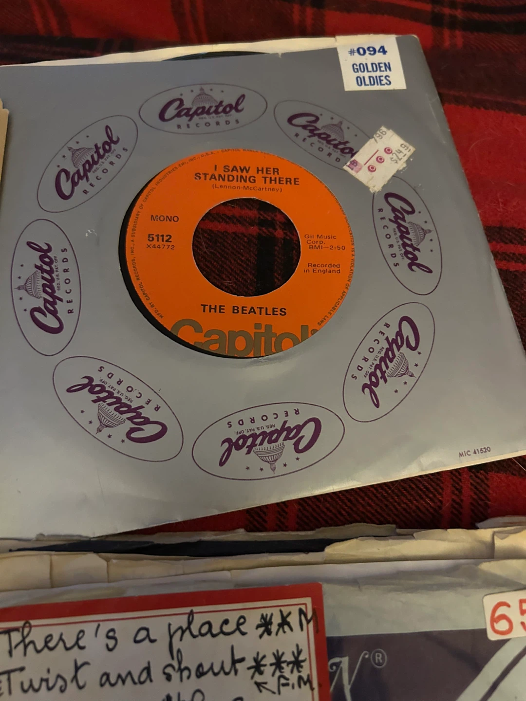 The Beatles " 7"  VinylSingle - photo 4