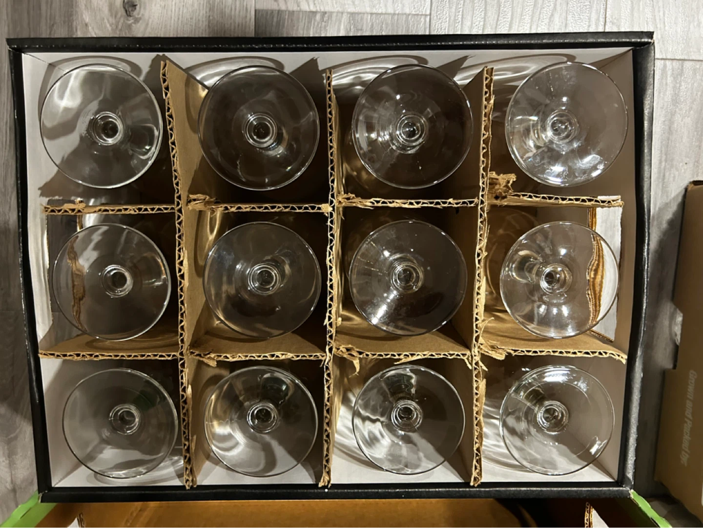 Libbey Goblet Party 12 Piece Glassware Set with Storage Box - photo 3