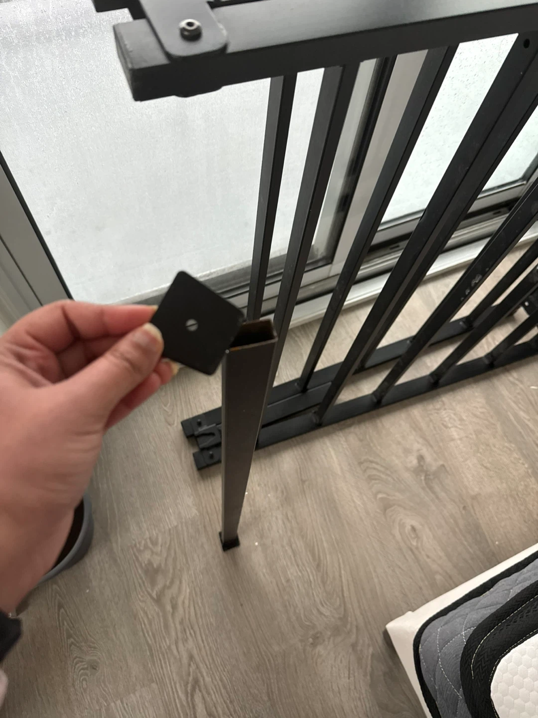 Free Twin Size Foldable Metal Bed Frame - photo 4