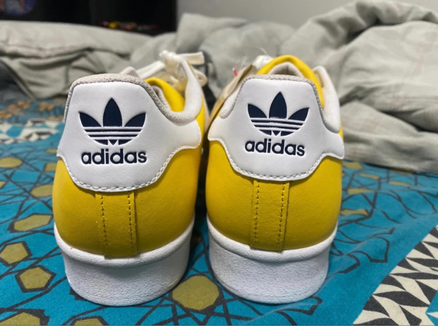 Adidas Superstar Yellow Men's Shoes - Size 10 US - photo 2