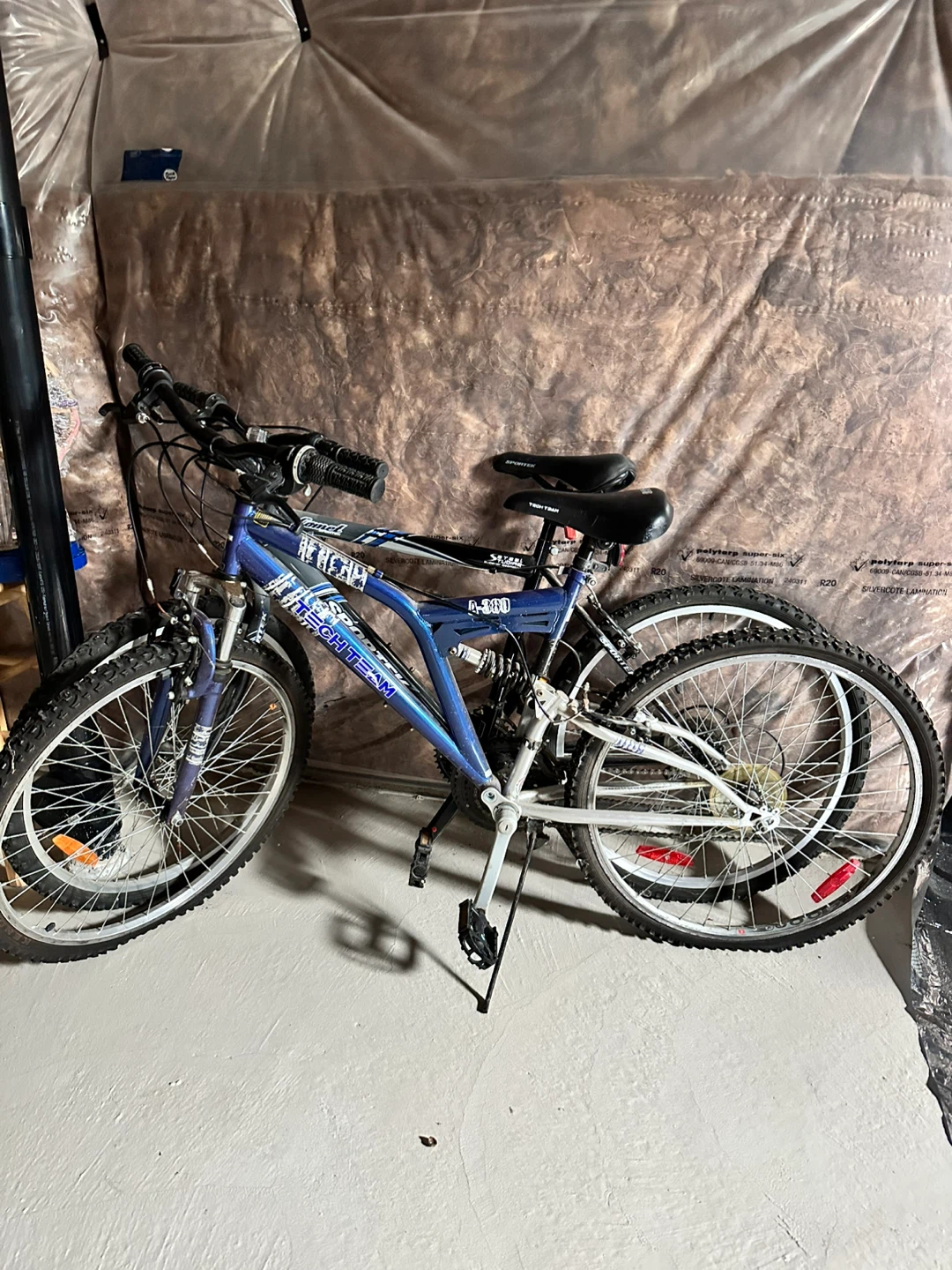Blue "TECH TEAM" Mountain Bike