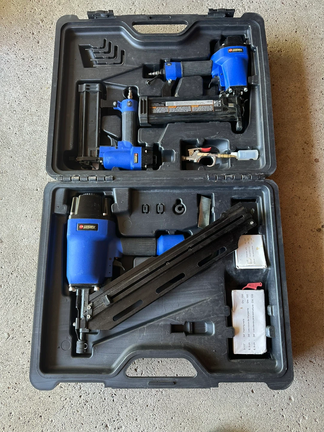 Campbell Hausfeld Nail Gun Set