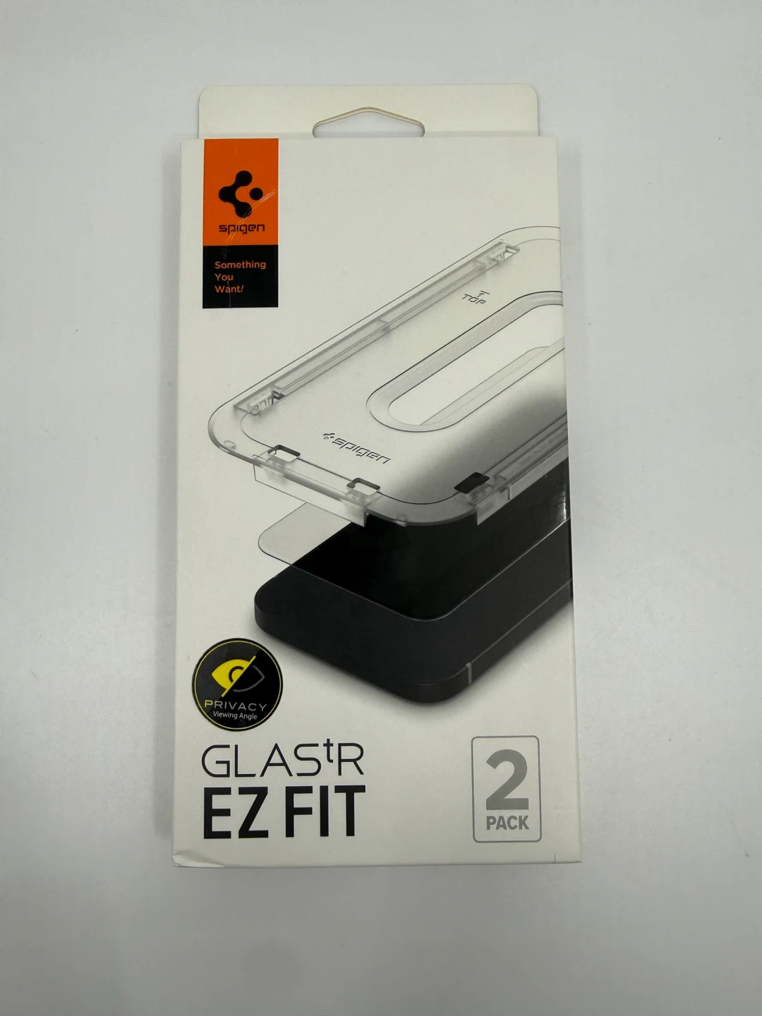 Spigen Glas.tR EZ Fit Privacy Screen Protector 2-Pack