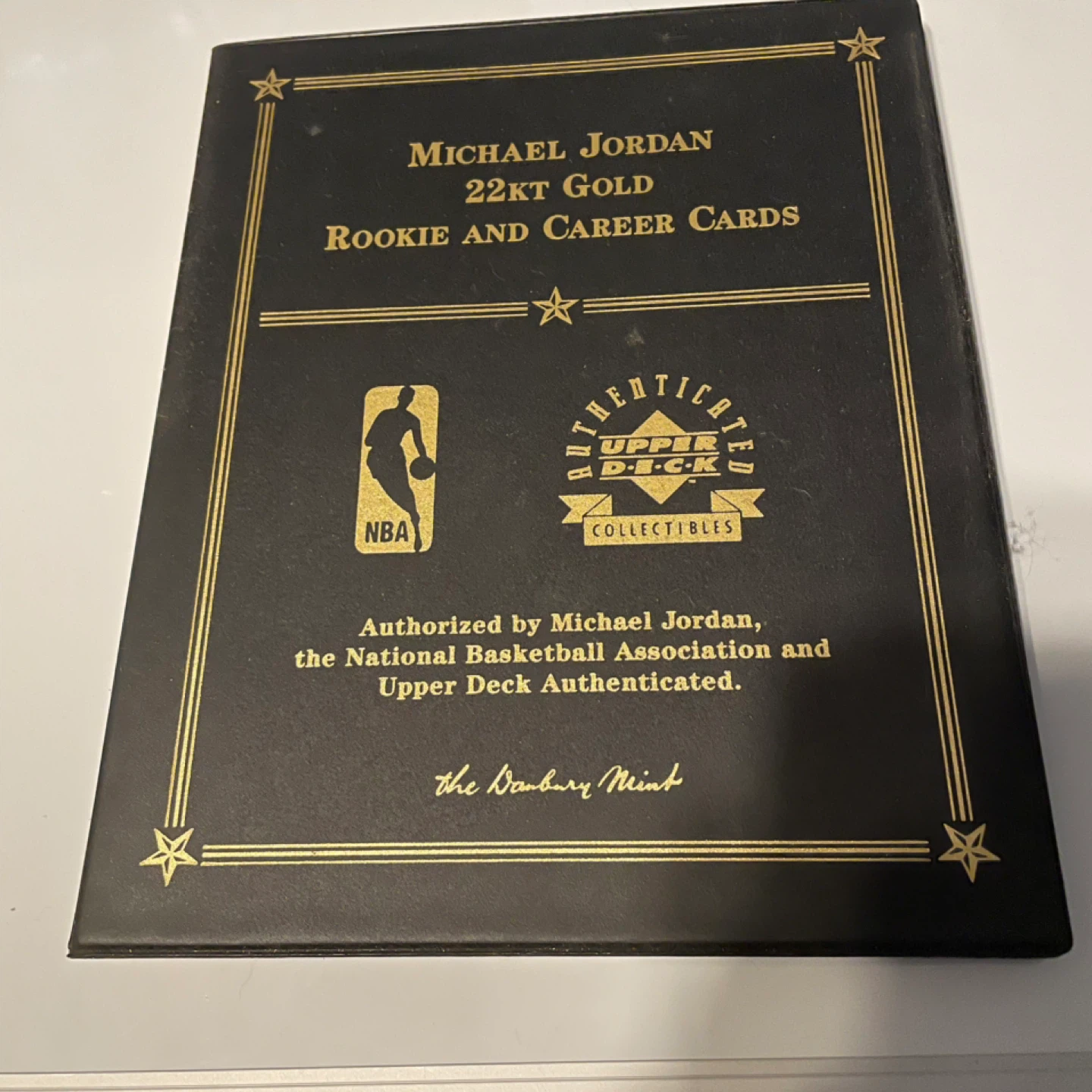 Michael Jordan 22KT Gold Rookie and Career Cards Set