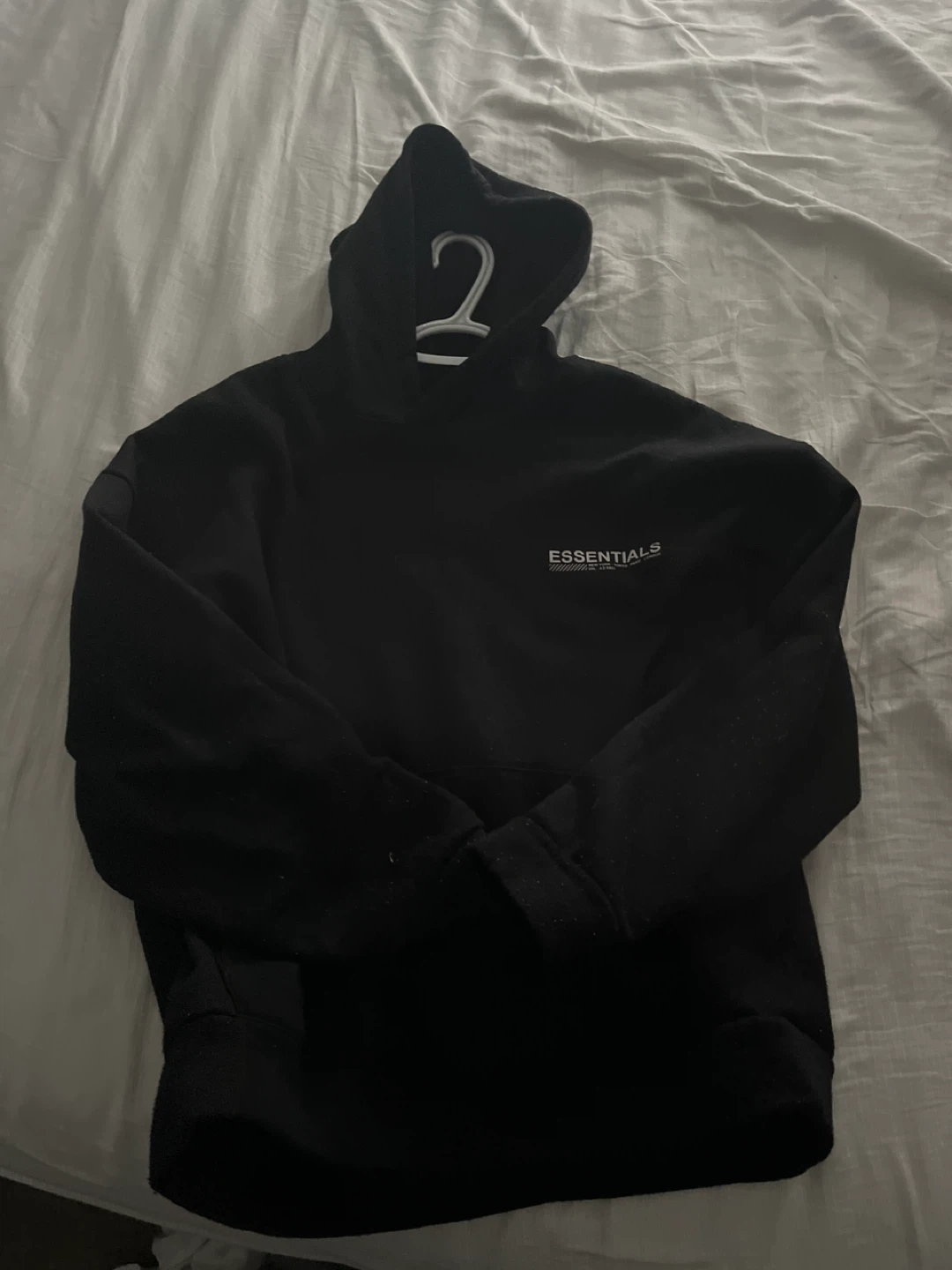 Black Essentials Hoodie