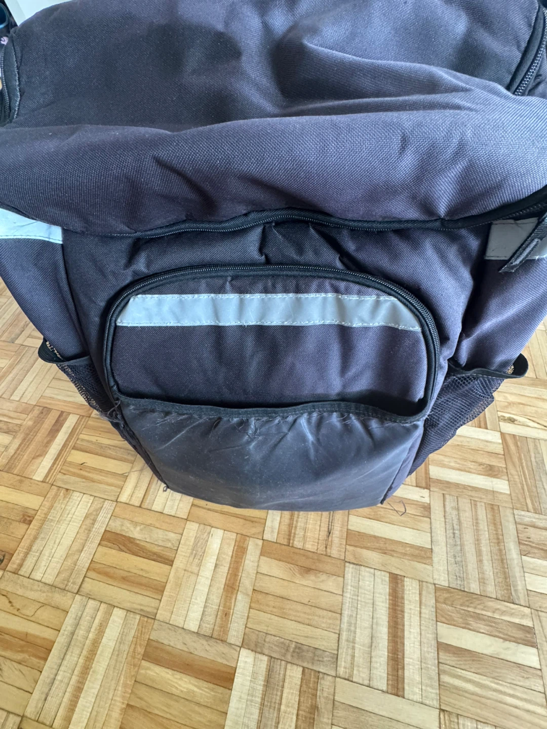 Black Insulated  Delivery Backpack