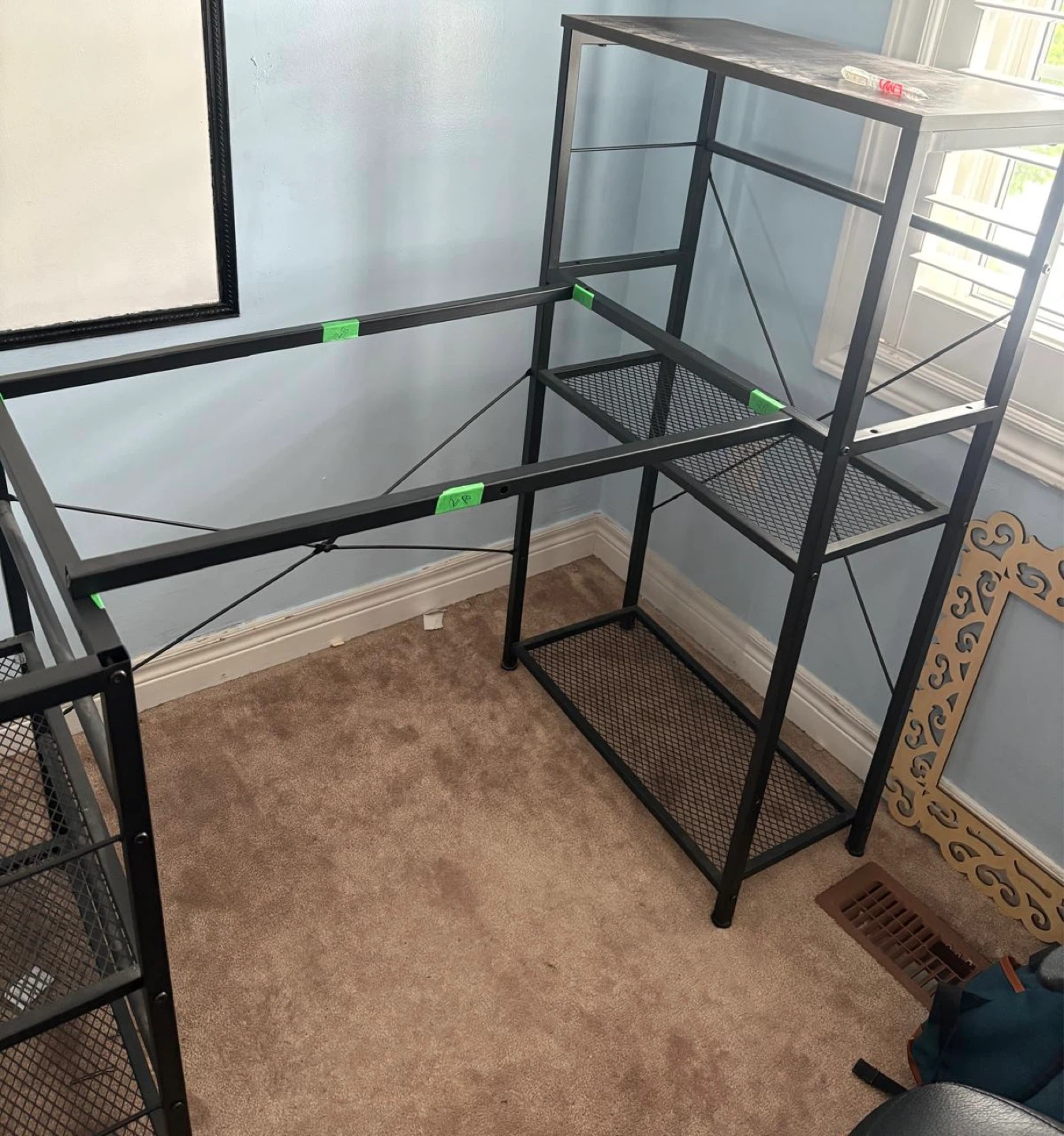 Stylish Desk with Storage Shelves - photo 2