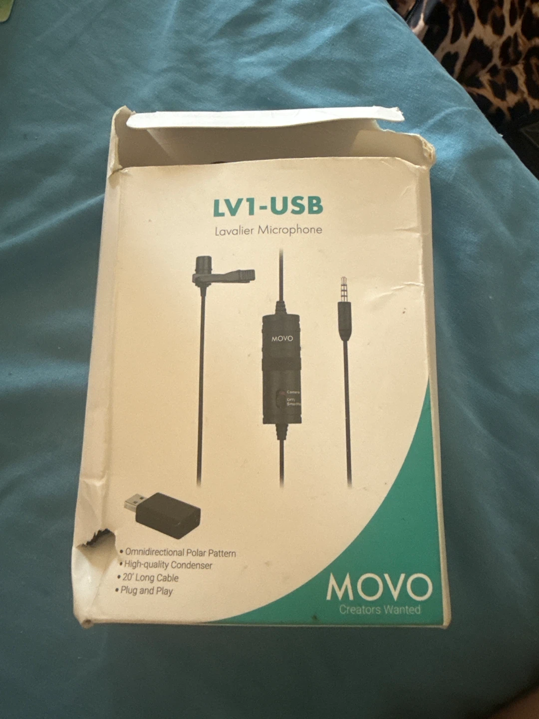 MOVO LV1-USB Lavalier Microphone