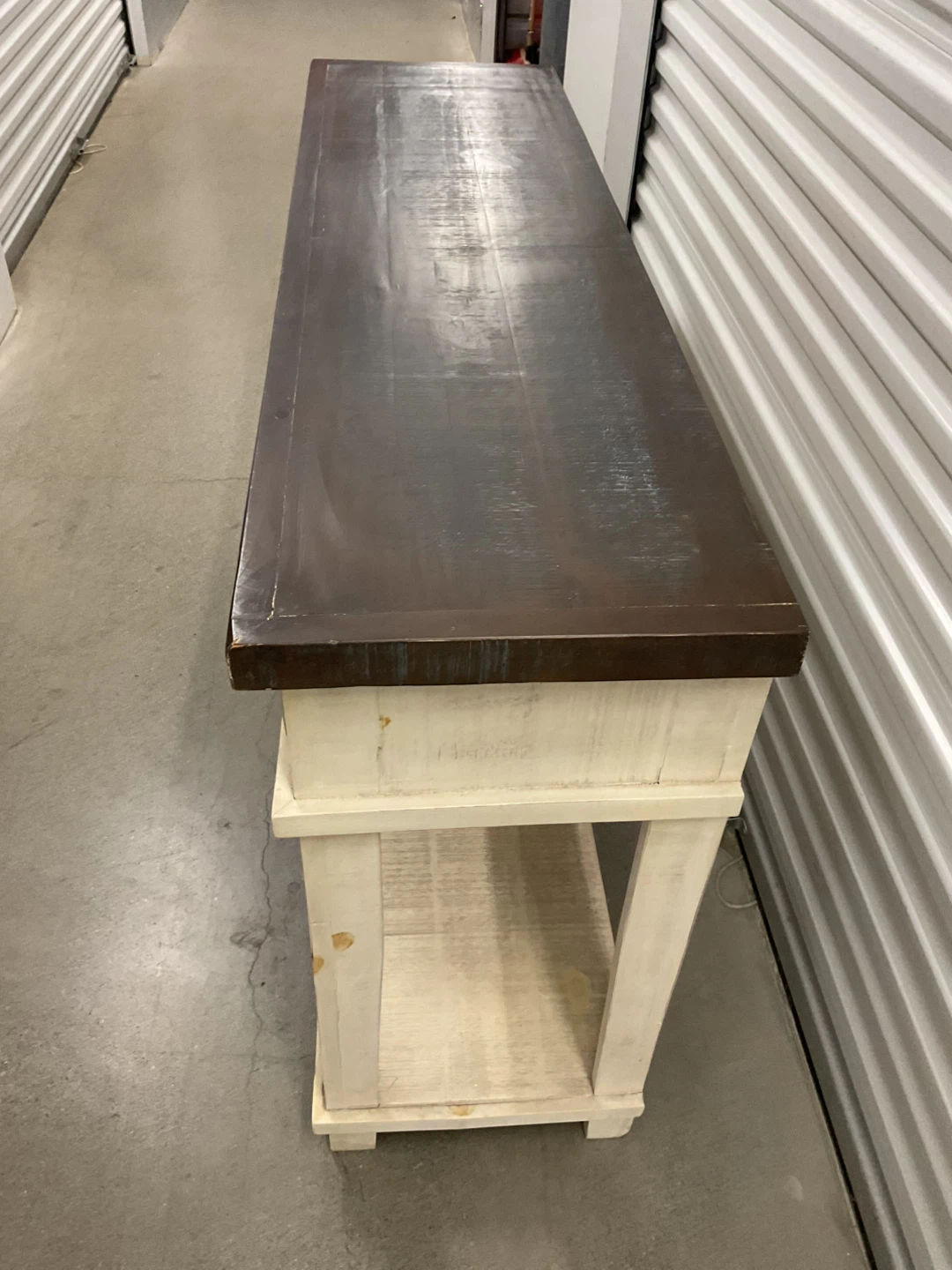RUSTIC FARMHOUSE CONSOLE TABLE - photo 5
