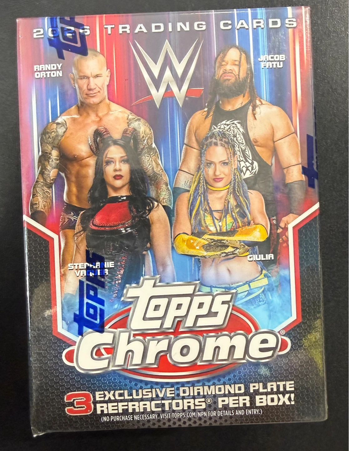 2026 Topps Chrome WWE Trading Cards Box - photo 2