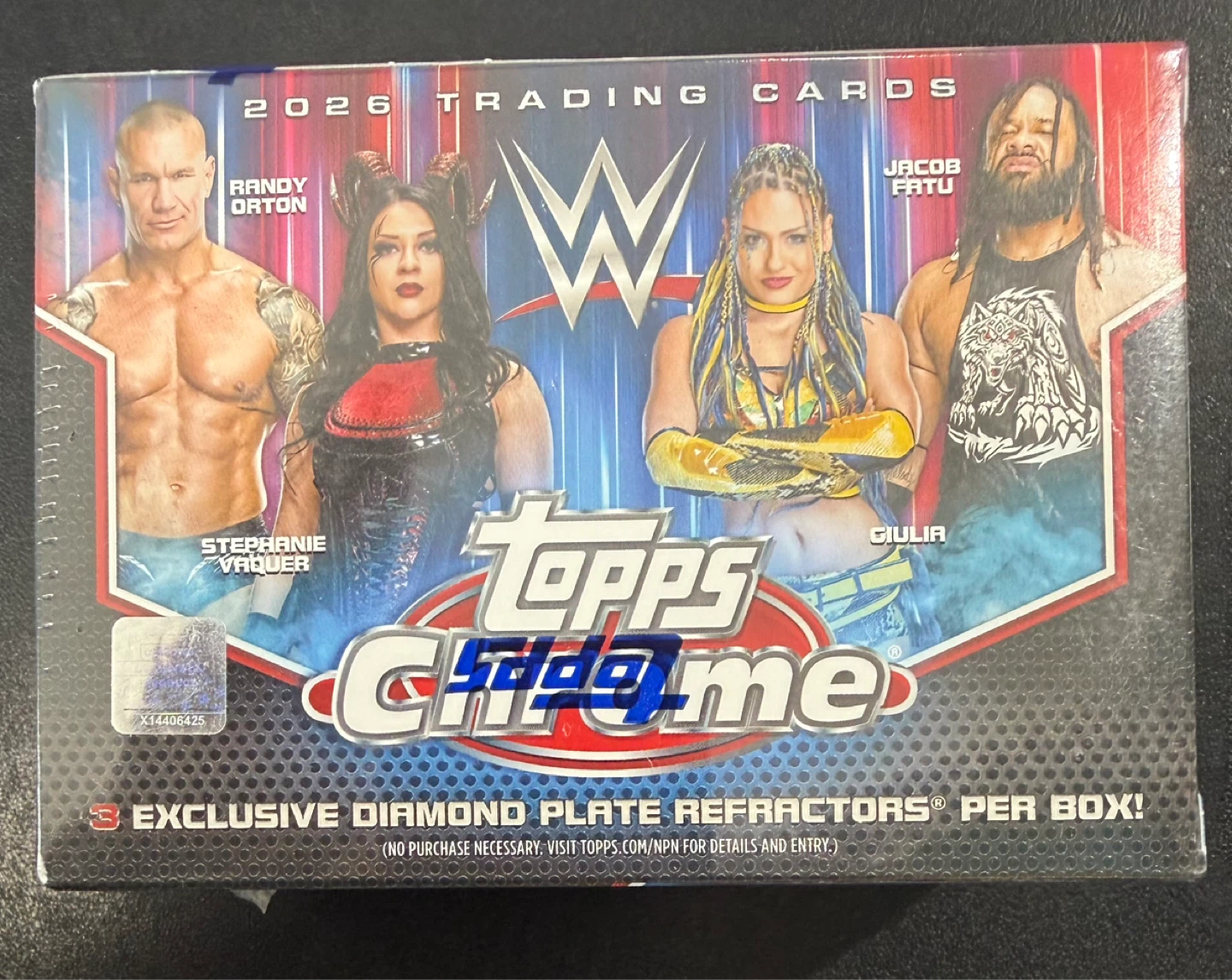 2026 Topps Chrome WWE Trading Cards Box