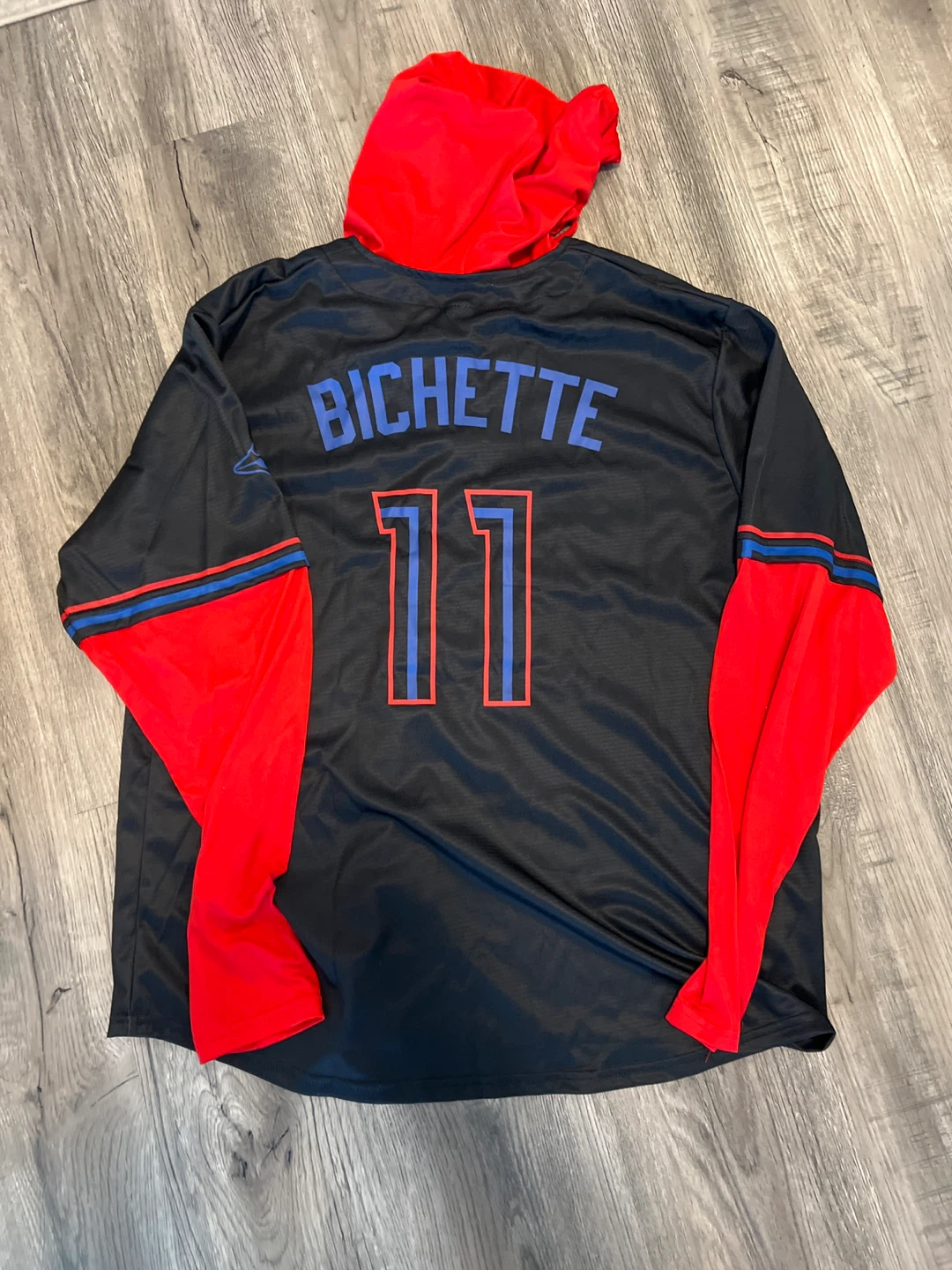 Toronto Blue Jays Bichette #11 Baseball Jersey Hoodie - photo 2