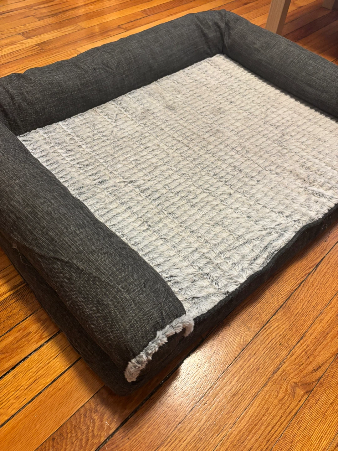 Gray Bolster Dog Bed - photo 2