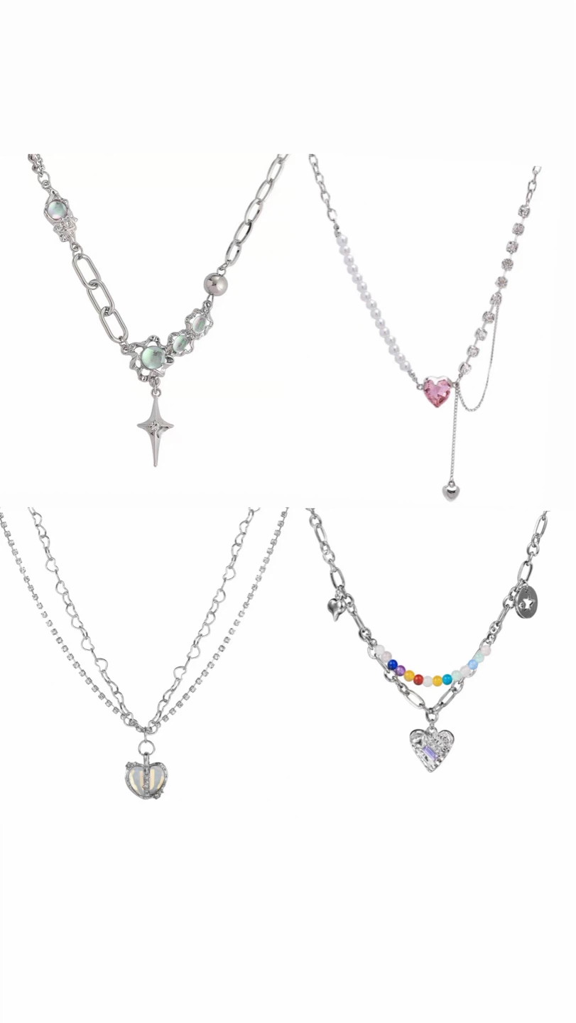 Set of 4 Cute Necklaces