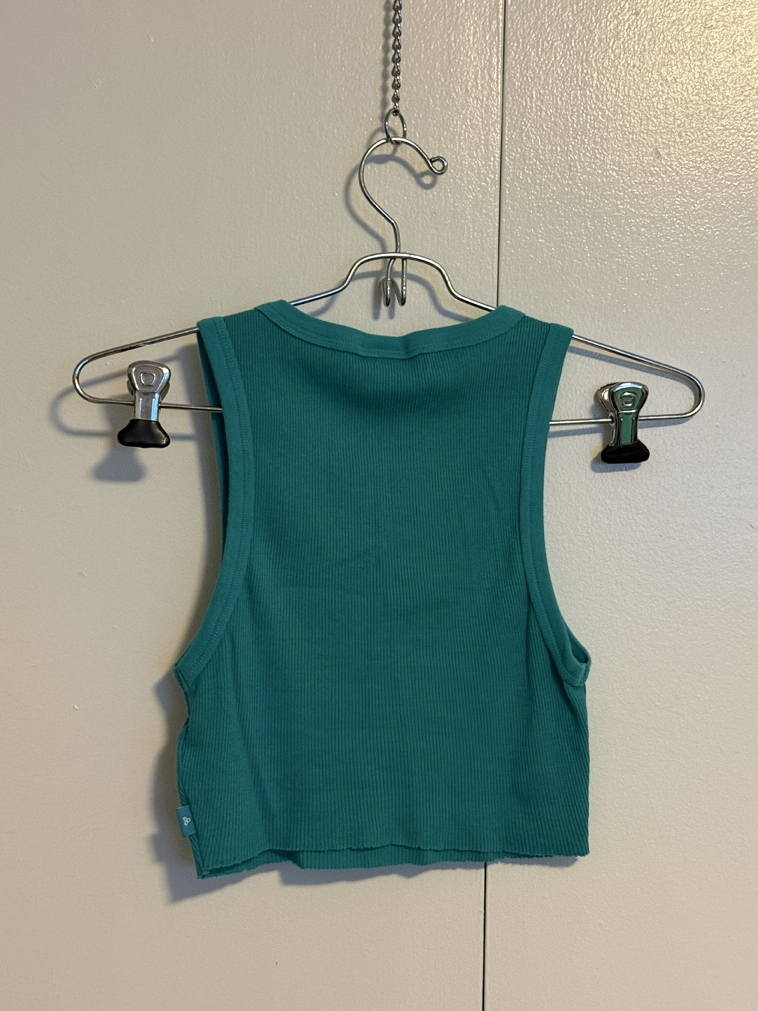 Tna Ribbed Tank Top - Teal - 2XS - photo 2